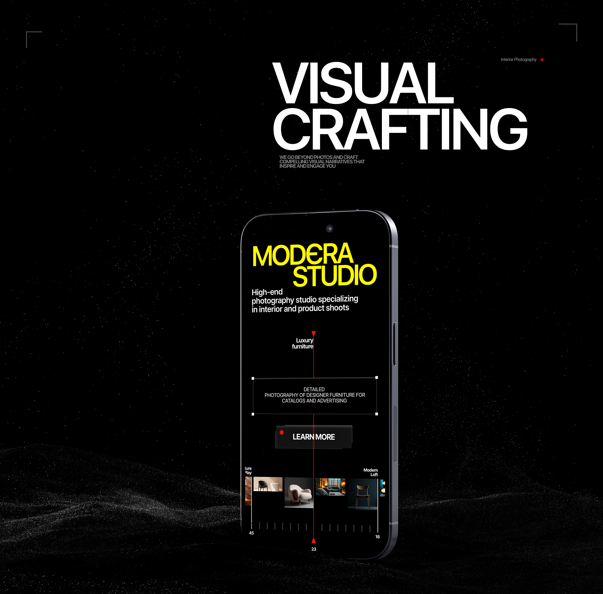 MODERA | Photography studio | Corporate website — Изображение №3 — Интерфейсы, Анимация на Dprofile