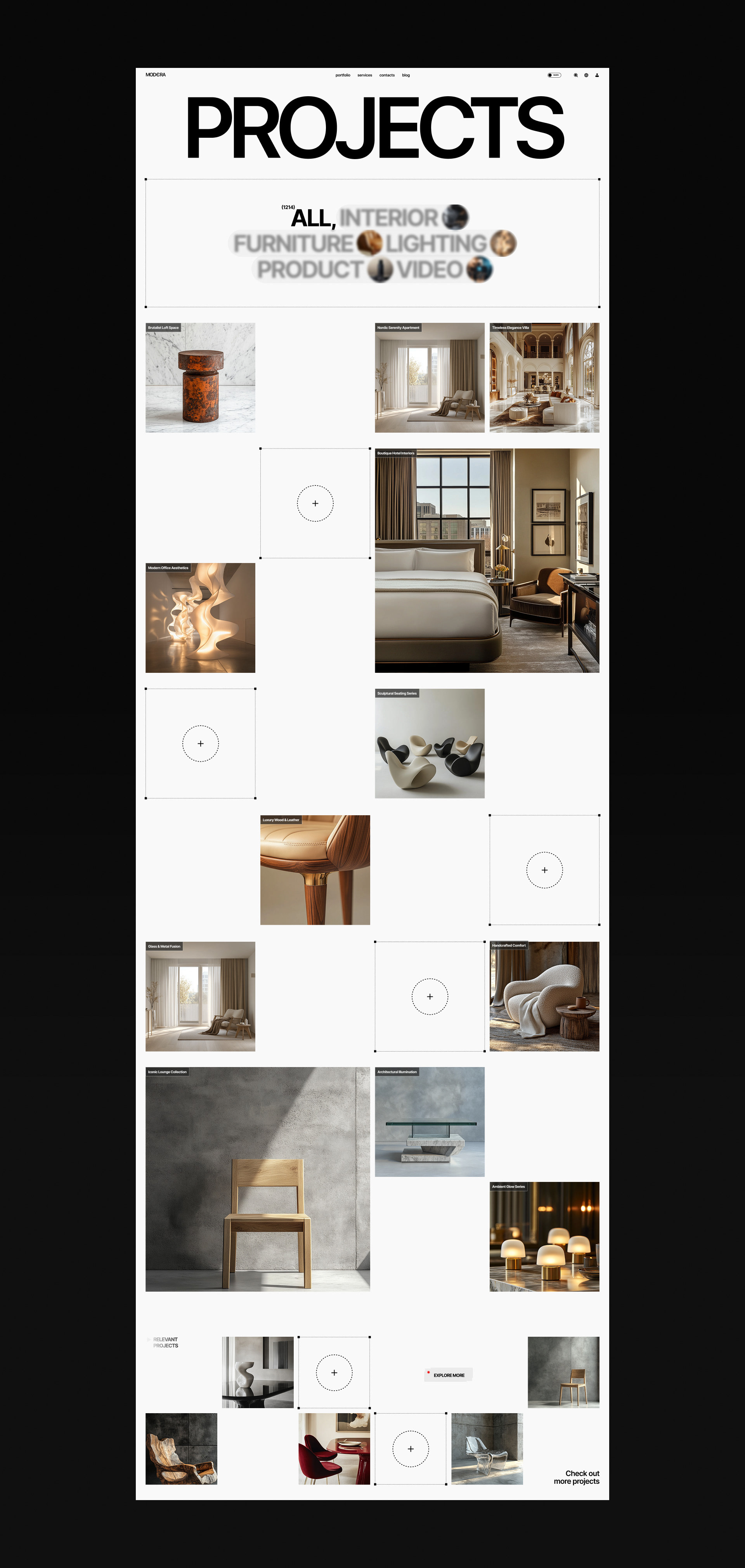 MODERA | Photography studio | Corporate website — Изображение №9 — Интерфейсы, Анимация на Dprofile
