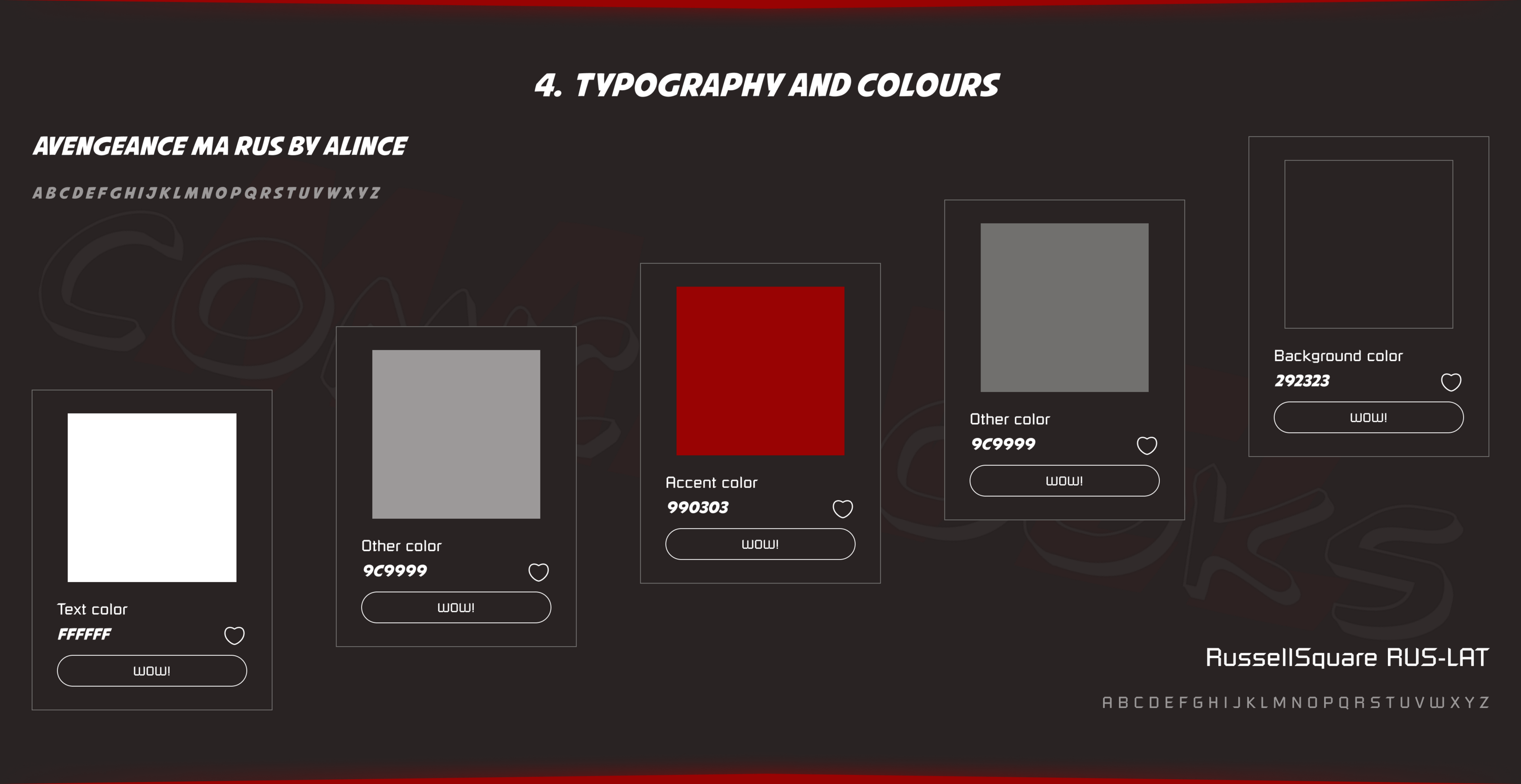 Интернет-магазин по продаже комиксов Марвел — Изображение №6 — Интерфейсы на Dprofile