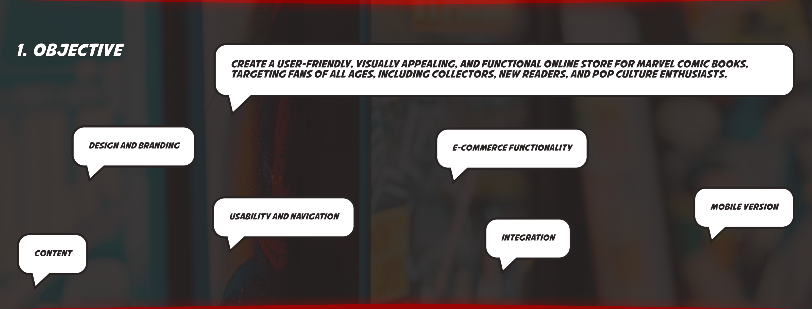 Интернет-магазин по продаже комиксов Марвел — Изображение №2 — Интерфейсы на Dprofile