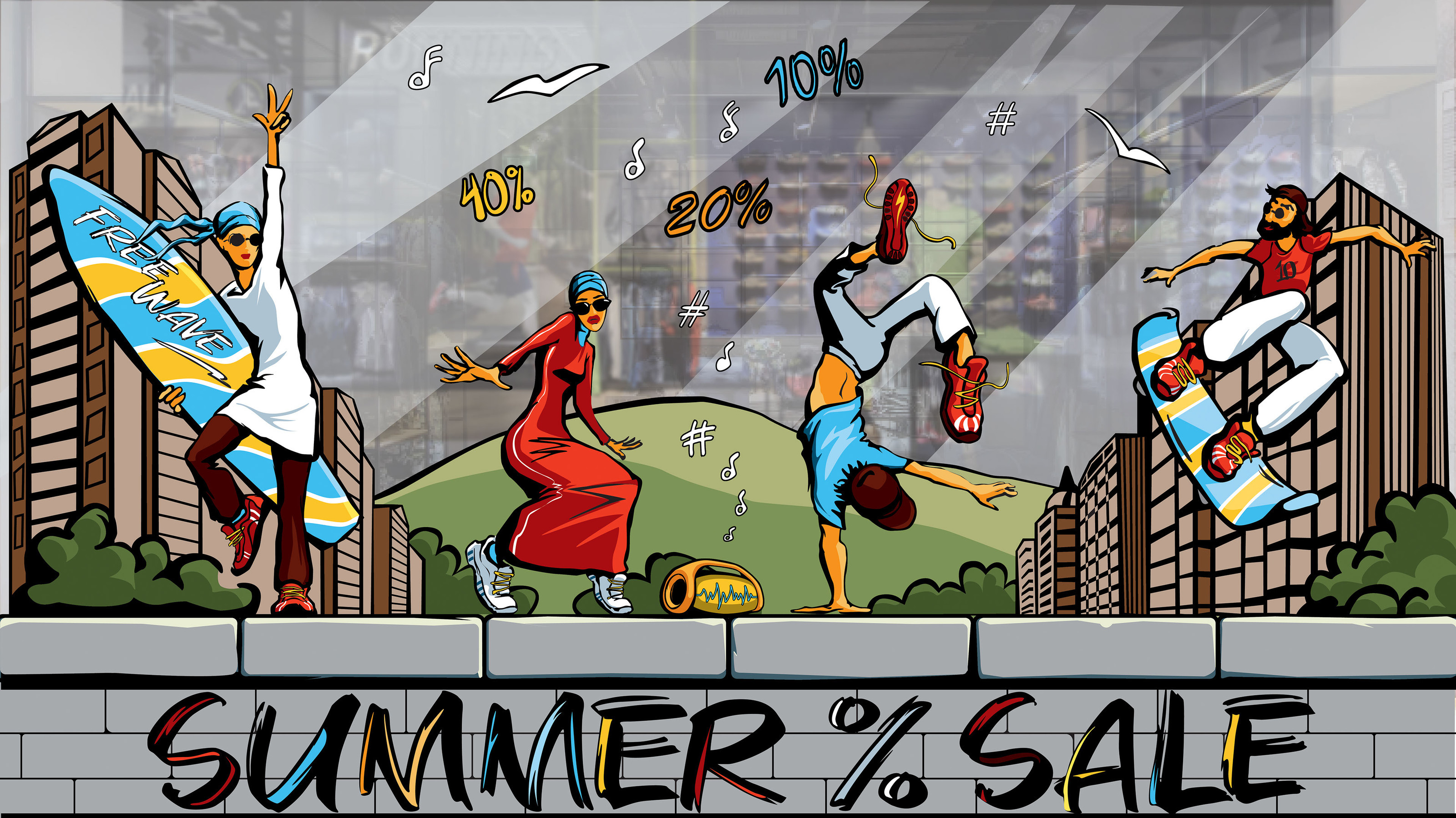 Summer Sale — Изображение №2 — Иллюстрация, Графика на Dprofile