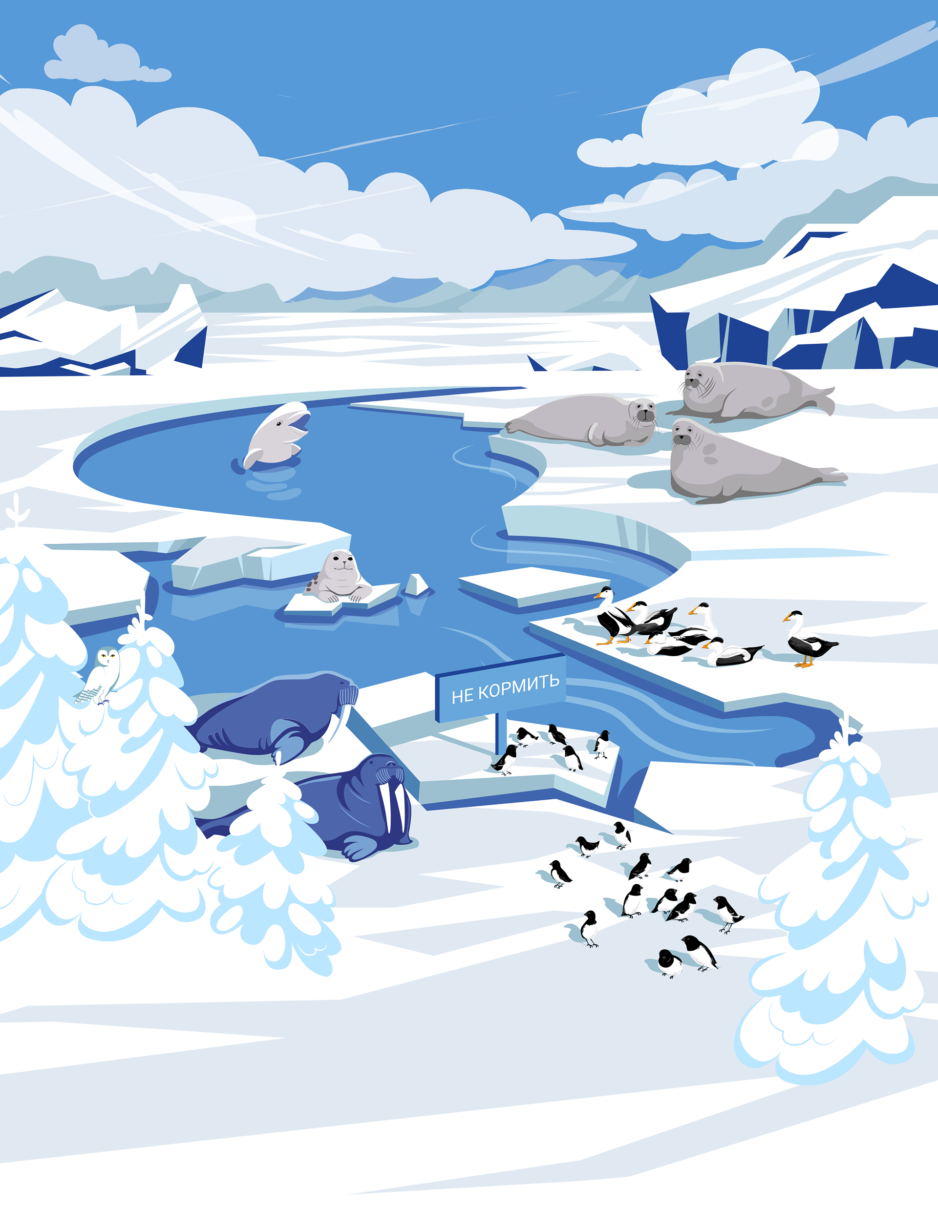 Prirazlomnaya — Arctic Venice — Изображение №3 — Интерфейсы, Иллюстрация на Dprofile