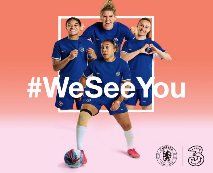 WeSeeYou Network — Three UK × Chelsea FC на Dprofile