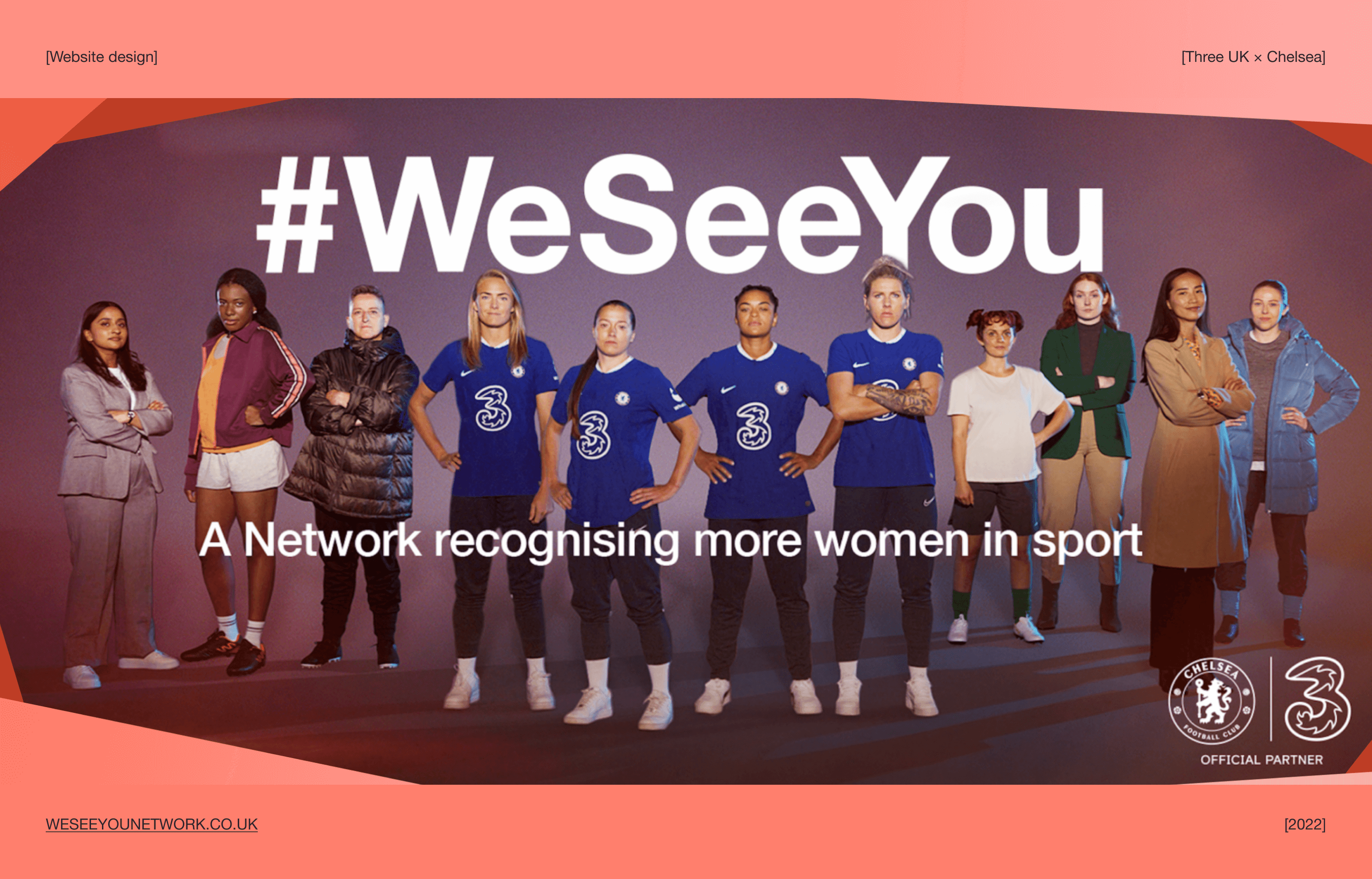 WeSeeYou Network — Three UK × Chelsea FC — Изображение №1 — Интерфейсы, Маркетинг на Dprofile