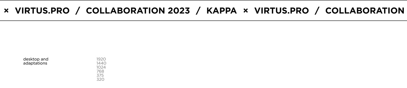 Kappa × Virtus.pro — линейка одежды — Изображение №4 — Интерфейсы, Маркетинг на Dprofile