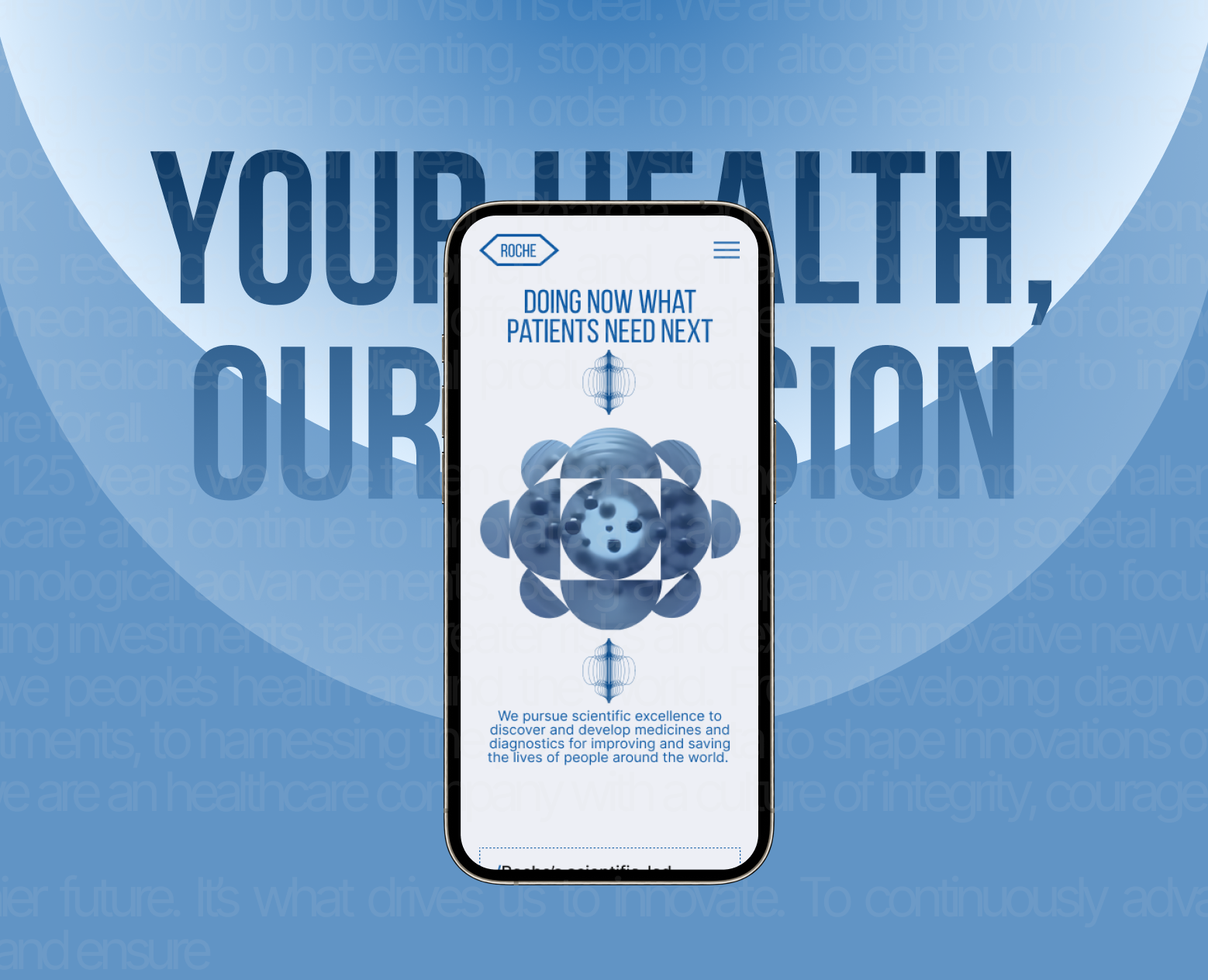 ROCHE | Corporate website | Redesign — Интерфейсы на Dprofile