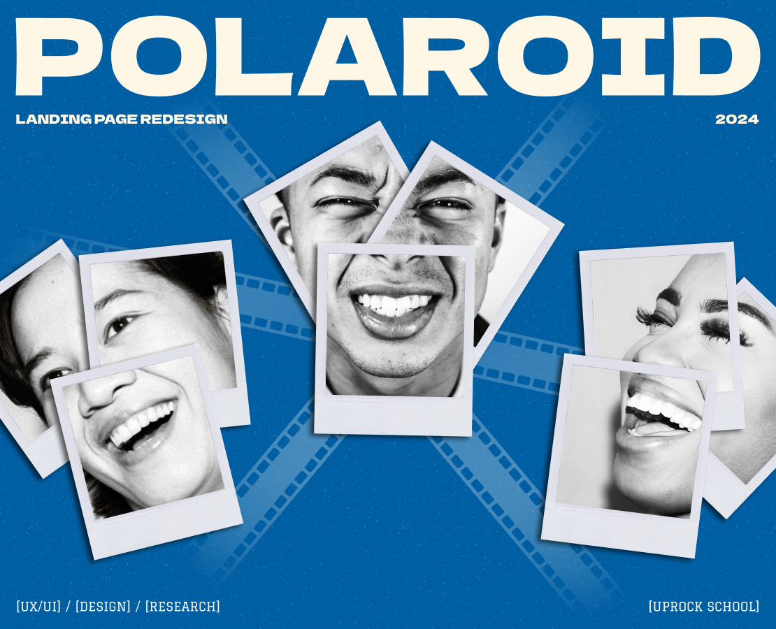 POLAROID LANDING PAGE REDESIGN — Интерфейсы, Брендинг на Dprofile
