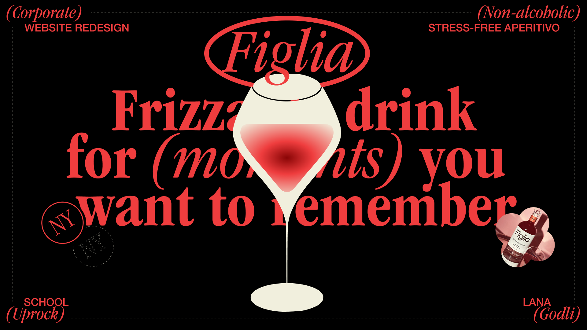 FIGLIA NON-ALC APERITIVO CORPORATE WEBSITE — Изображение №1 — Интерфейсы, Брендинг на Dprofile