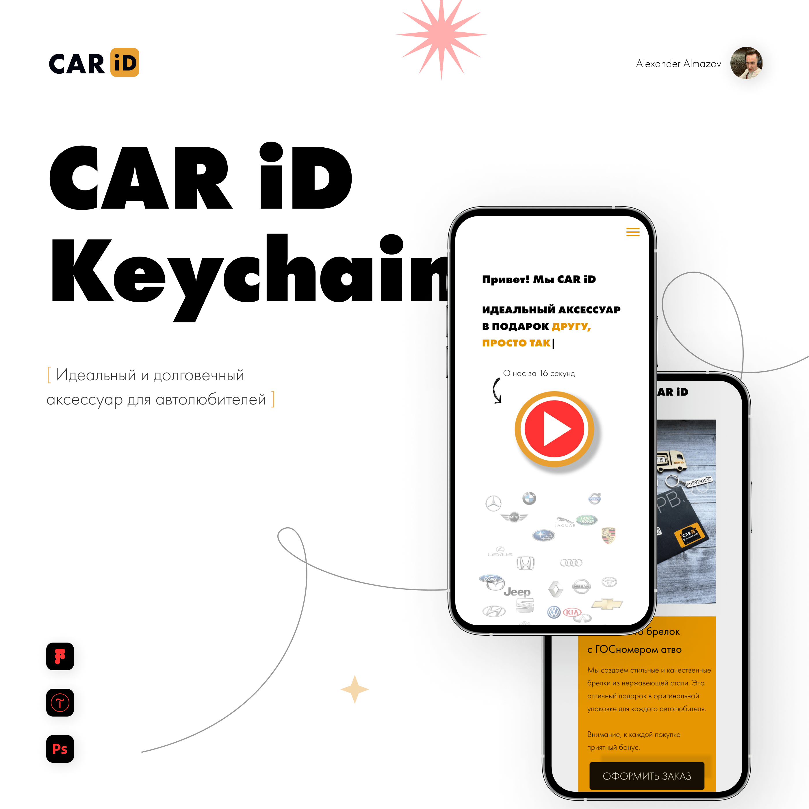 CAR iD, Keychain — Изображение №1 — Интерфейсы, Брендинг на Dprofile