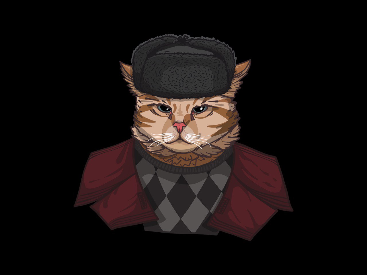 Слово котана. Корм на асфальте — Изображение №2 — Иллюстрация, Графика на Dprofile