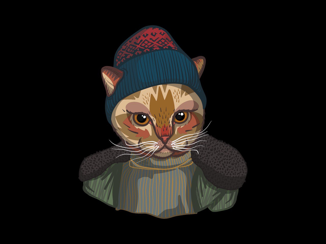 Слово котана. Корм на асфальте — Изображение №3 — Иллюстрация, Графика на Dprofile