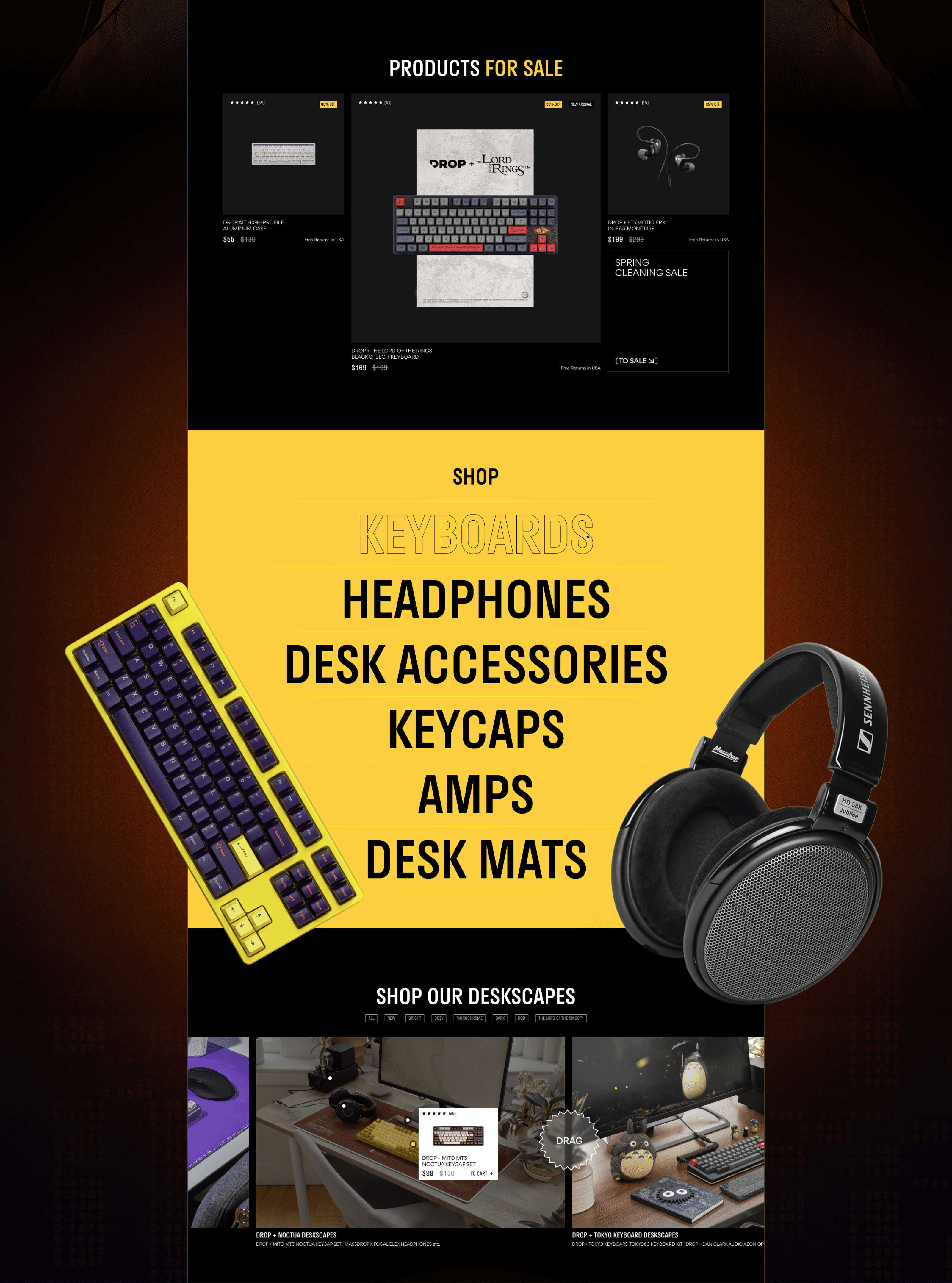 DROP | E-commerce redesign — Изображение №3 — Интерфейсы, 3D на Dprofile