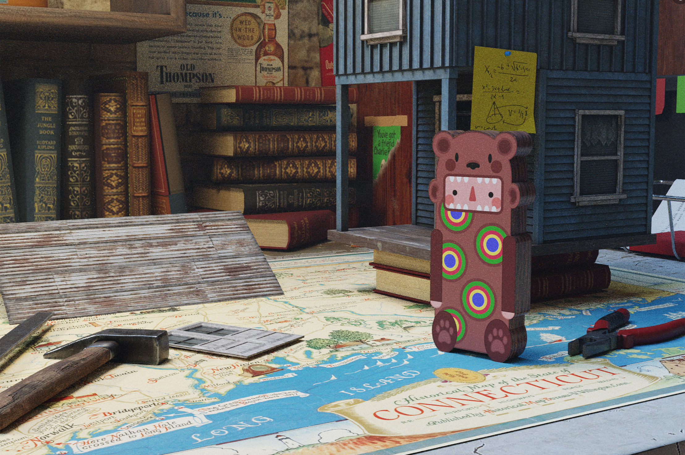 Школа дизайна НИУ ВШЭ х PERMM — Изображение №9 — Иллюстрация, 3D на Dprofile