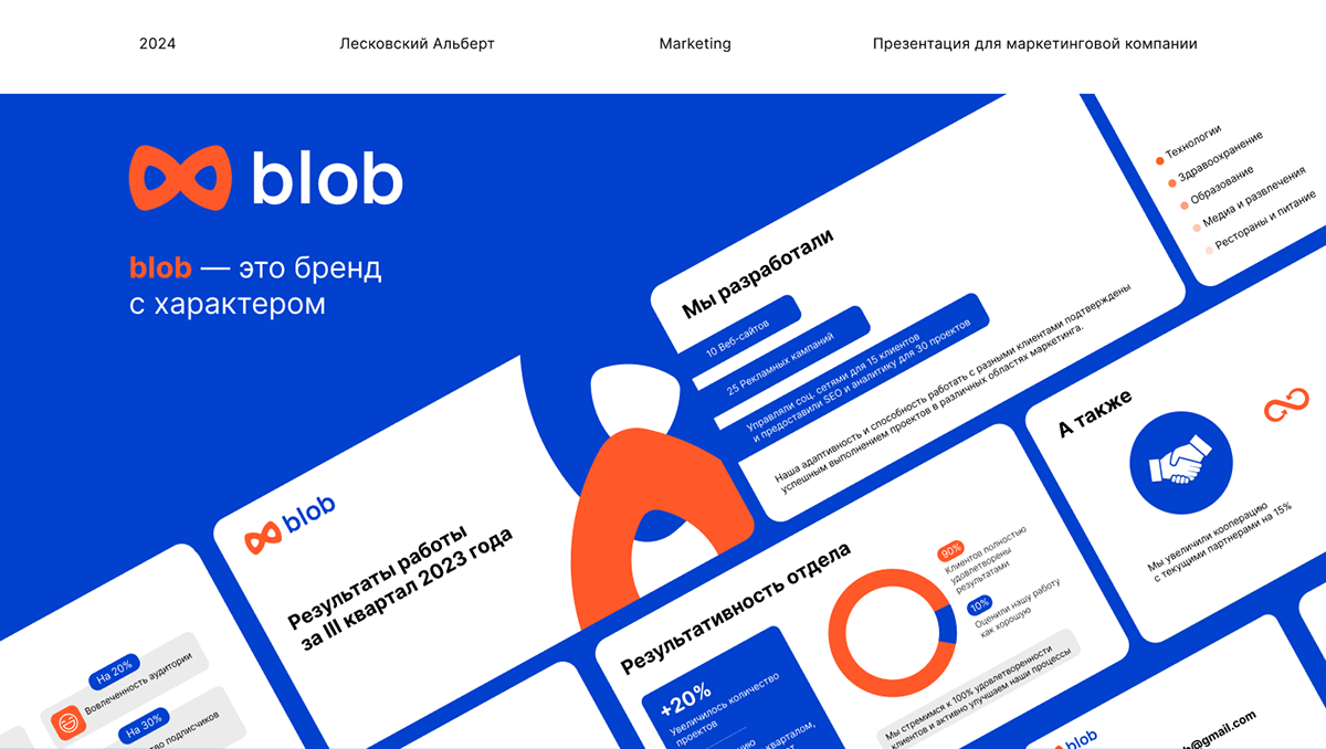 Дизайн презентации для маркетинговой компании — Изображение №1 — Графика, Маркетинг на Dprofile