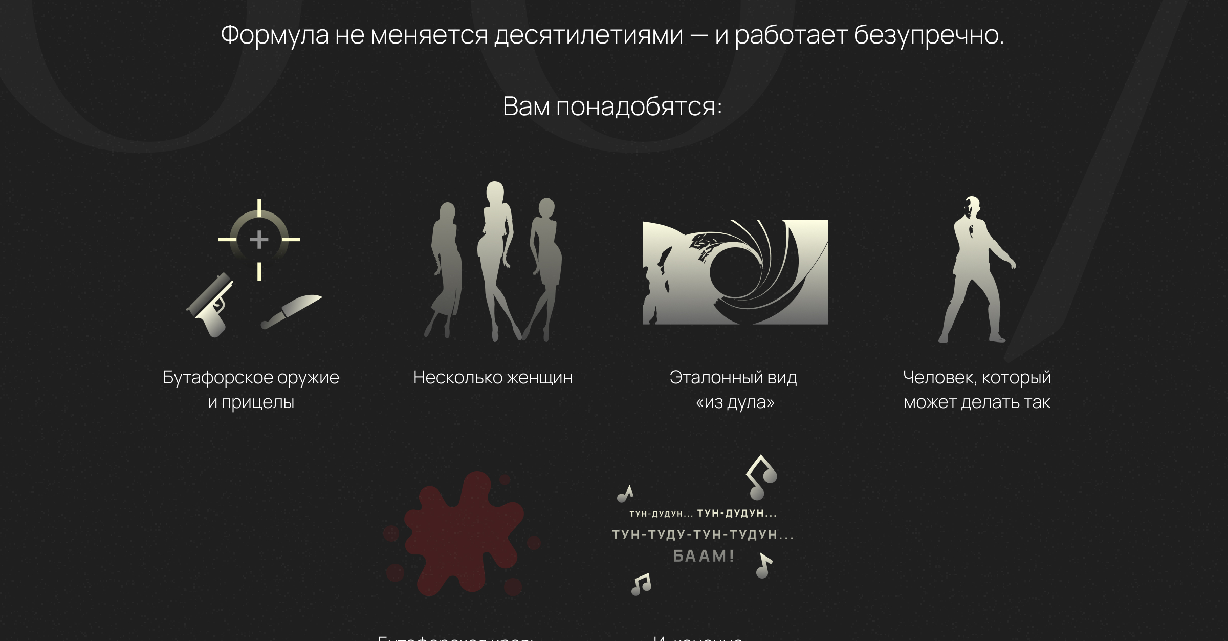 Бондиана \ история и разбор титров \ Лонгрид \ duo sapiens — Изображение №16 — Графика на Dprofile