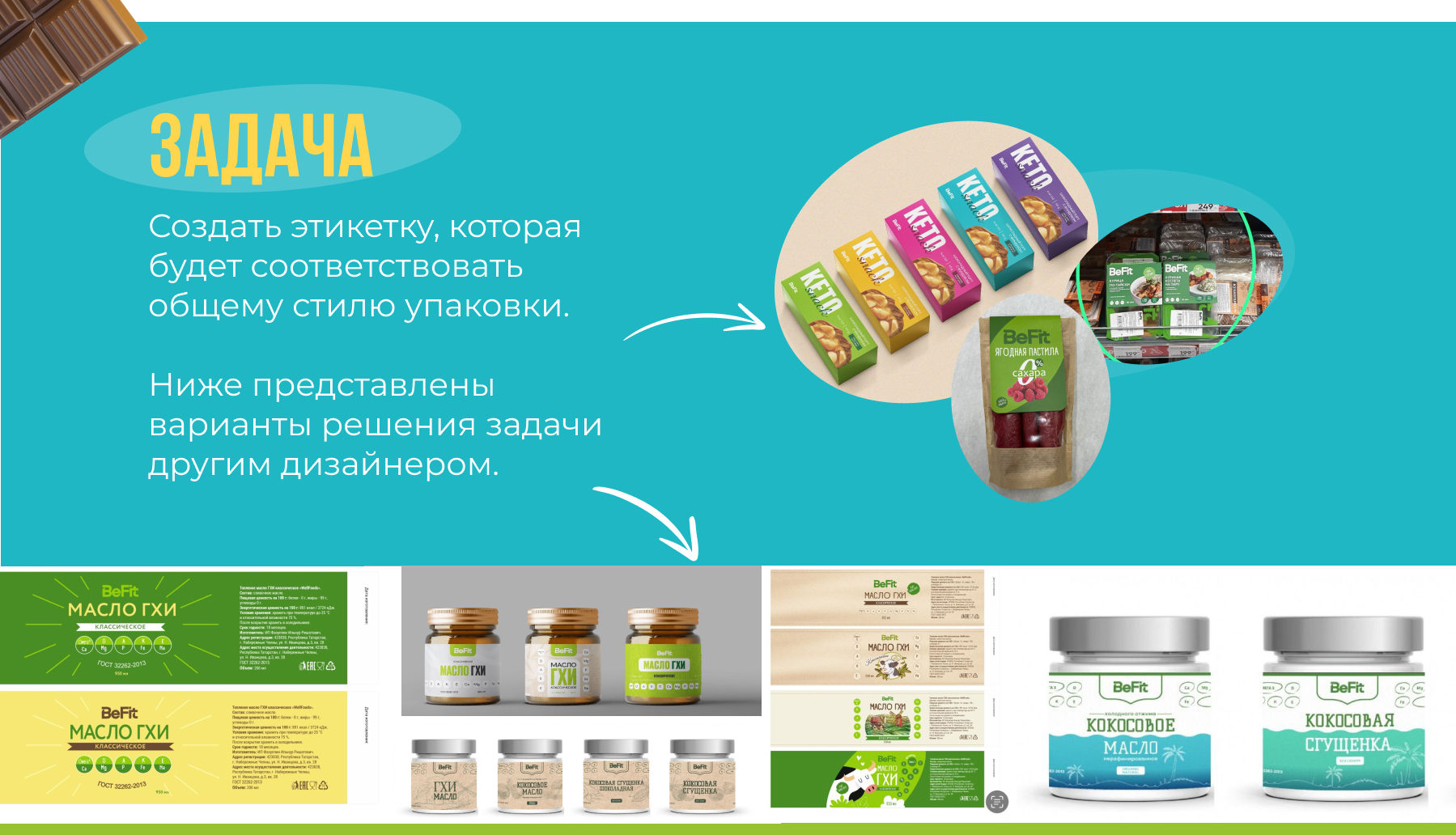 Befit/ Этикетка / Масло / Сгушёнка / Гхи — Изображение №2 — Брендинг, Графика на Dprofile