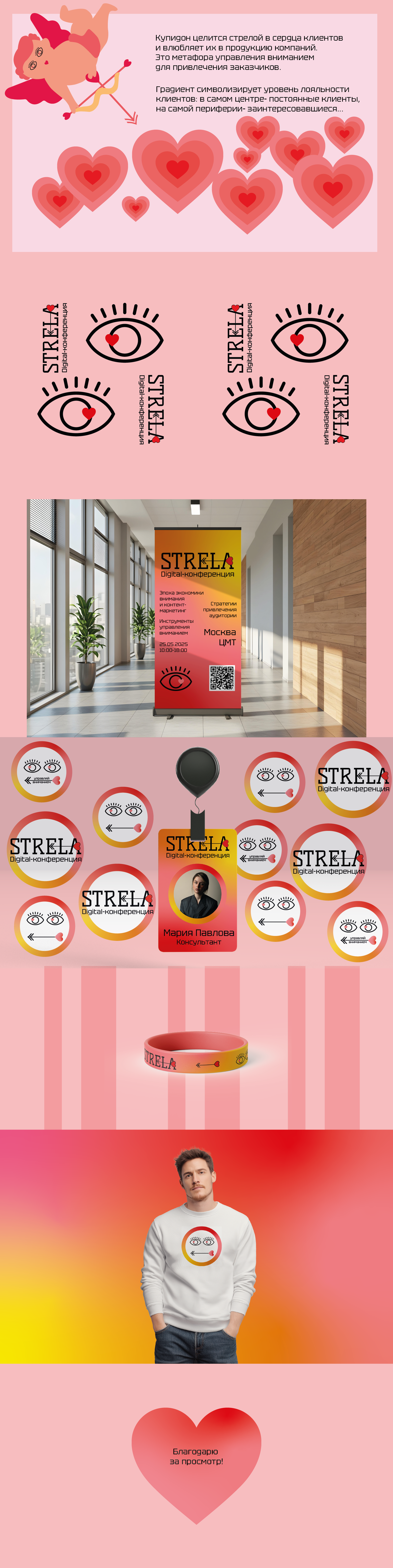 Айдентика диджитал-конференции Strela — Изображение №5 — Брендинг, Графика на Dprofile
