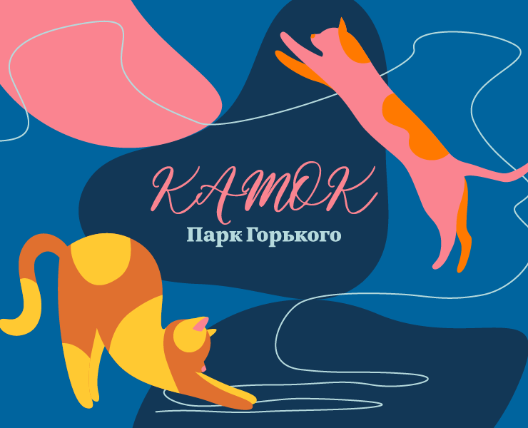 Айдентика катка в Парке Горького на Dprofile