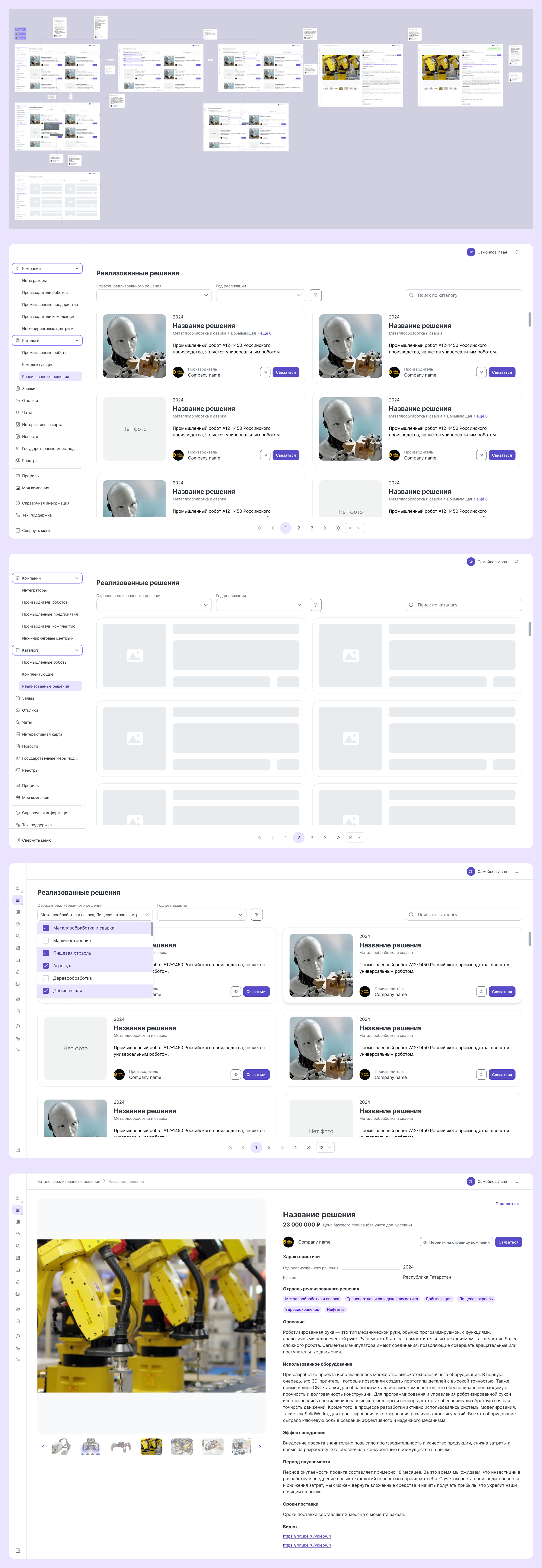 UX/UI Industrial Interface Design — Изображение №2 — Интерфейсы на Dprofile