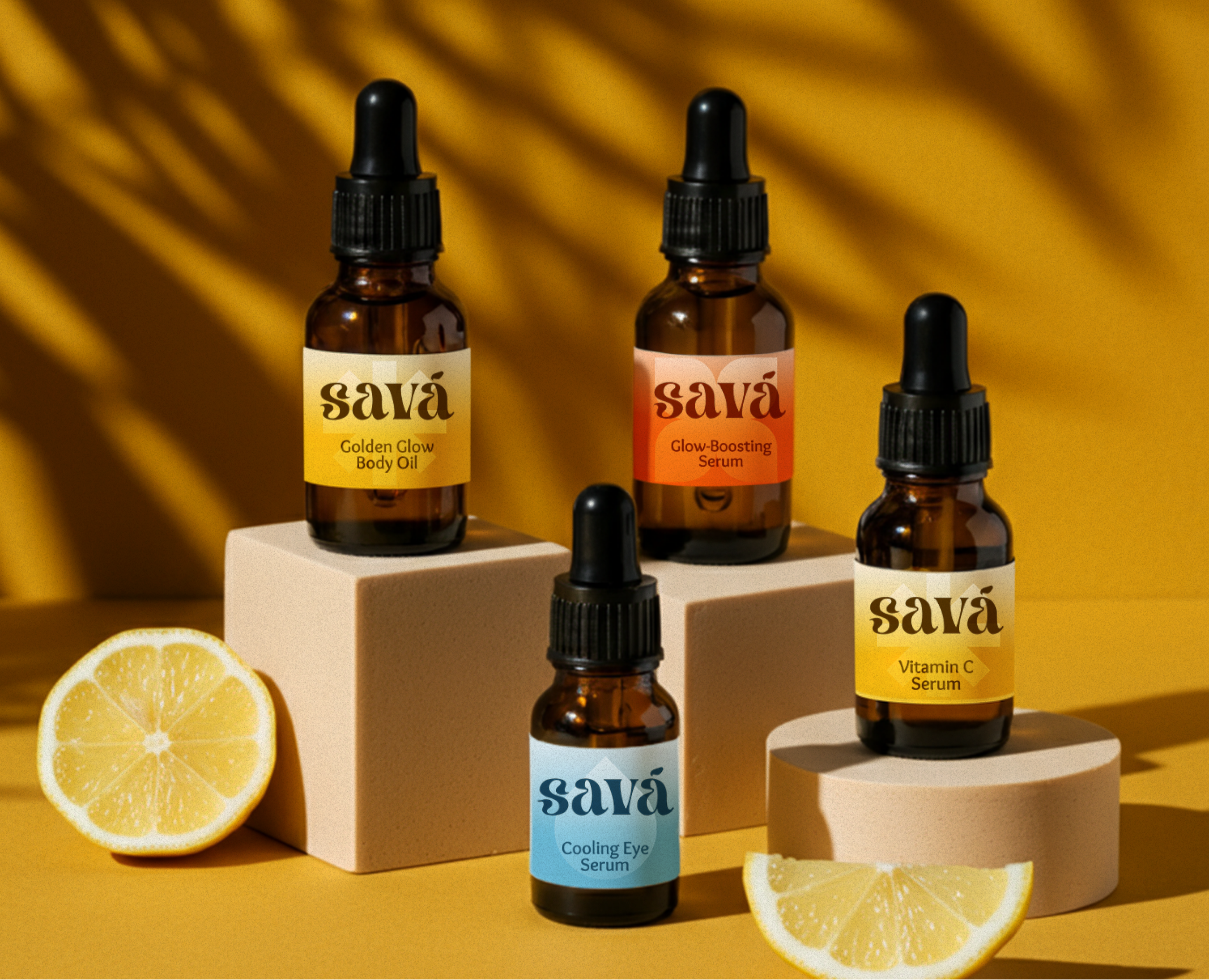 SAVÁ Skincare — Branding & Packaging Design — Брендинг, Графика на Dprofile