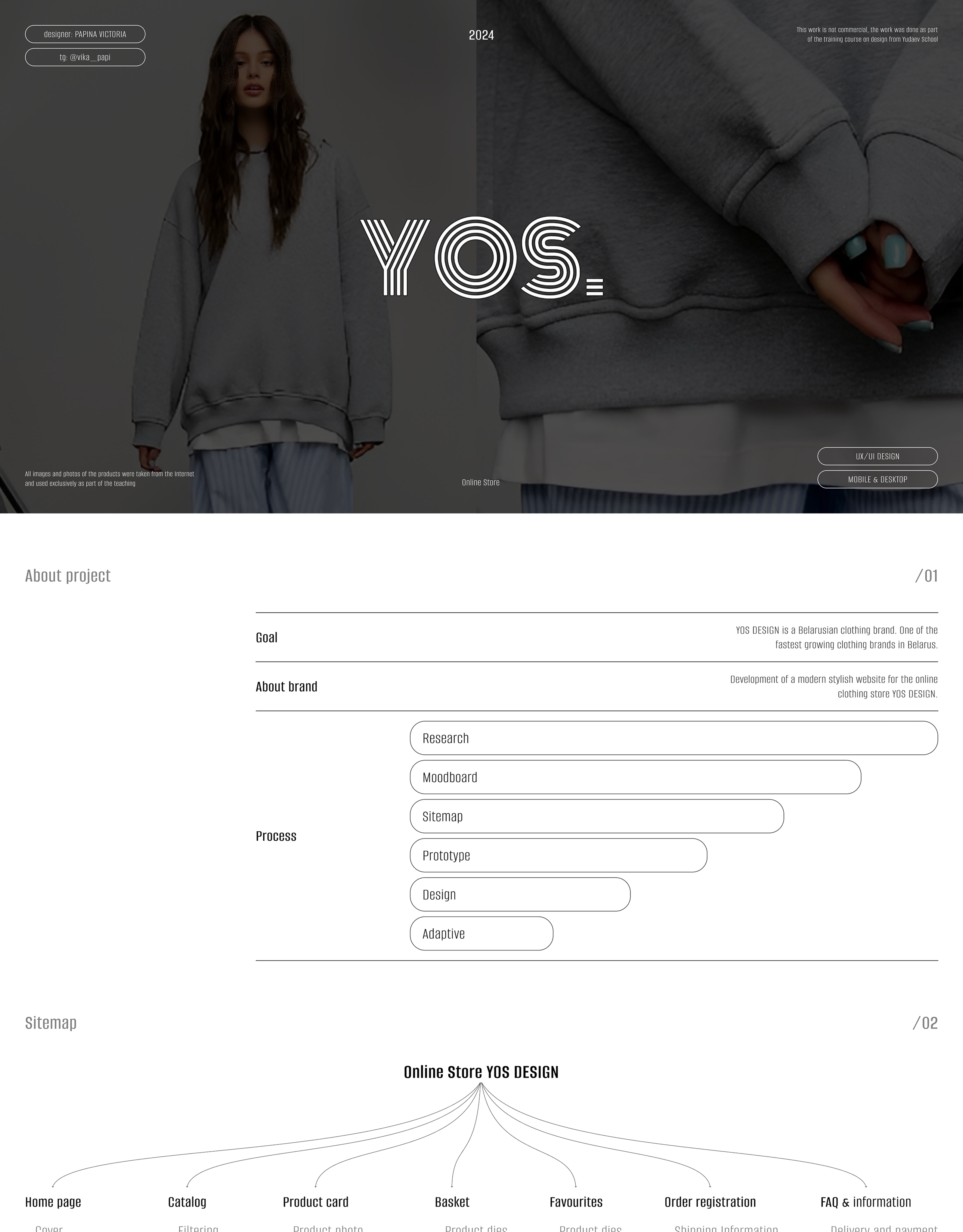 Концепт для YOS DESIGN / online store — Изображение №1 — Интерфейсы на Dprofile