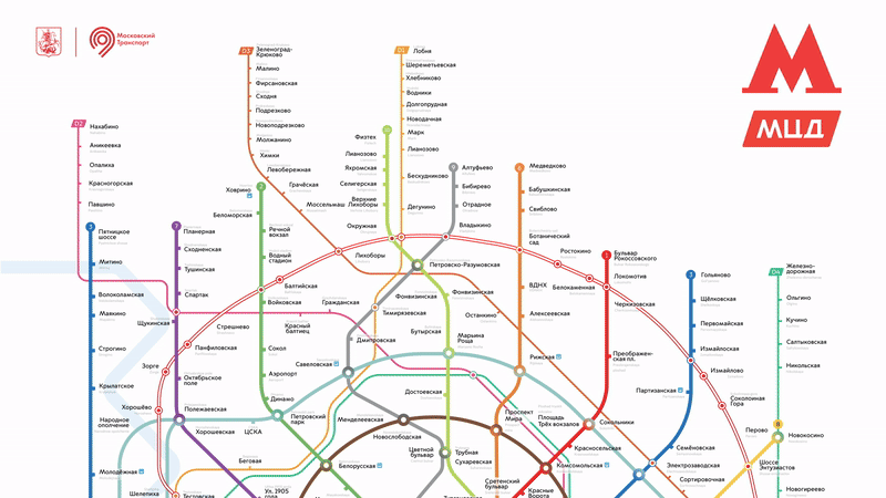 Концепт карты Московского метро — Изображение №12 — Интерфейсы, Графика на Dprofile