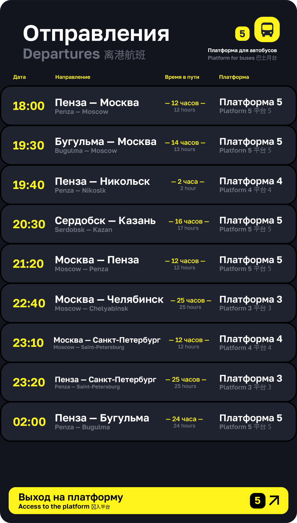 Навигация для  автовокзала города Пенза — Изображение №6 — Брендинг, Графика на Dprofile