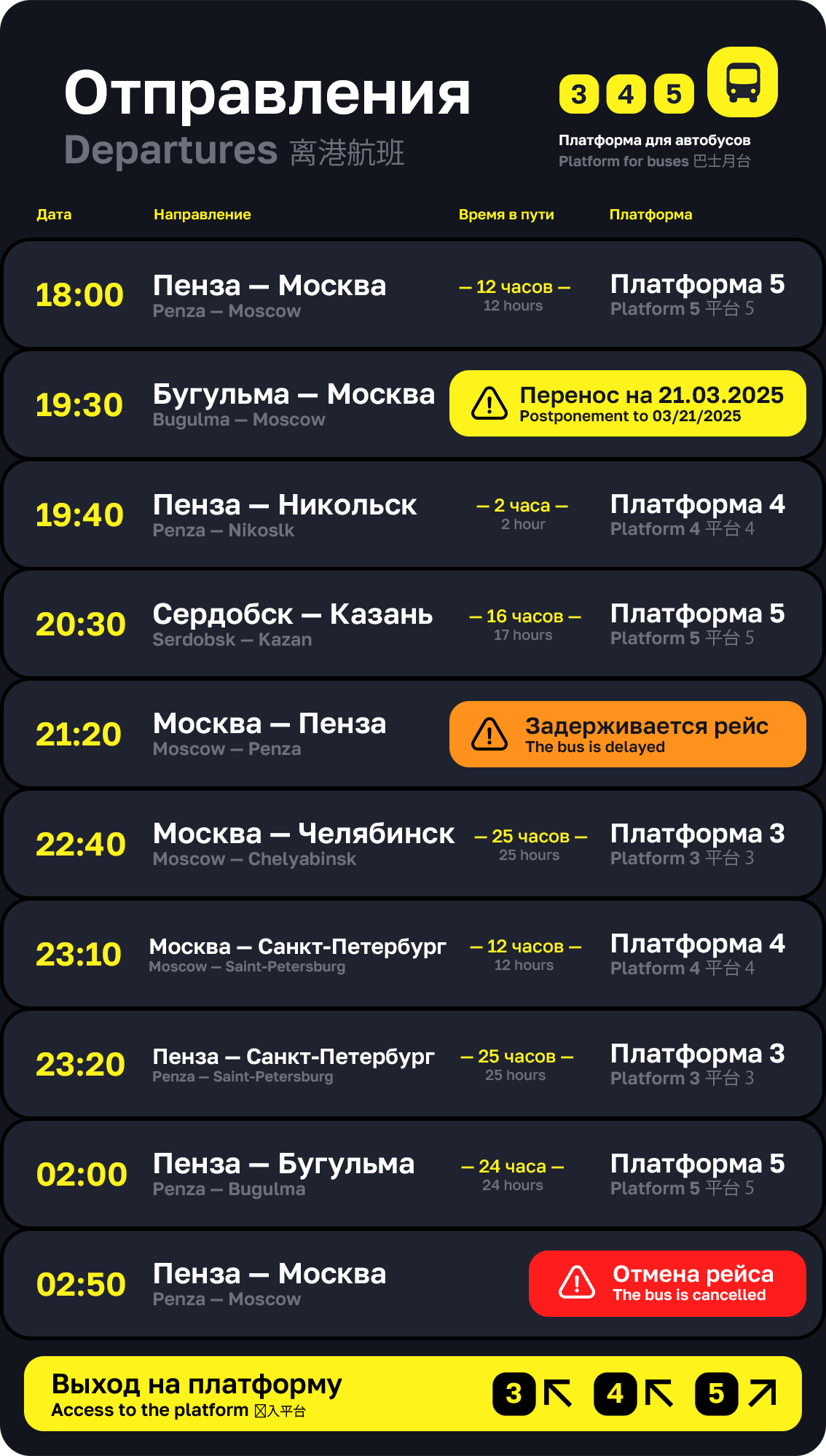 Навигация для  автовокзала города Пенза — Изображение №8 — Брендинг, Графика на Dprofile