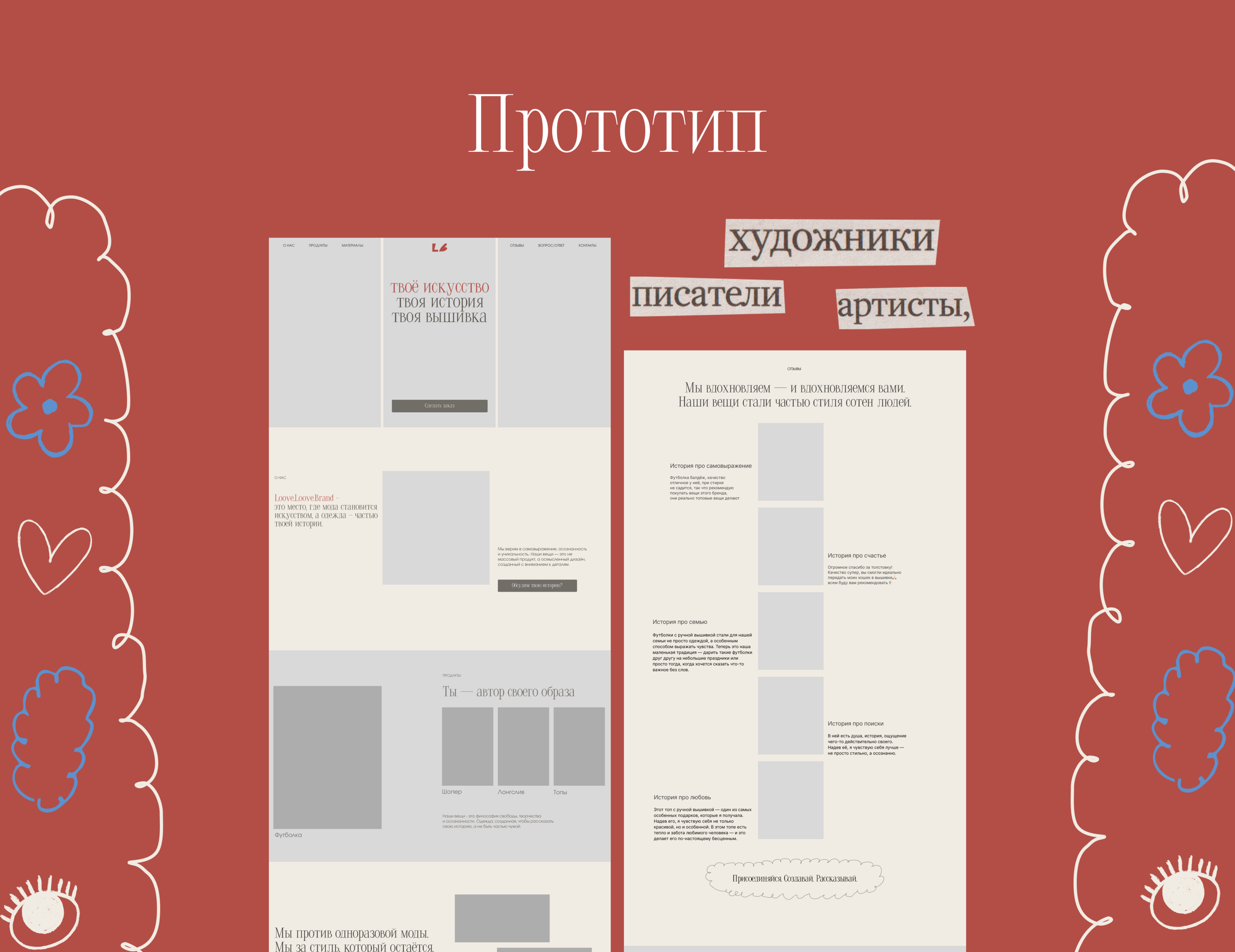 Сайт для Loove.Loove.brand — Изображение №5 — Интерфейсы на Dprofile
