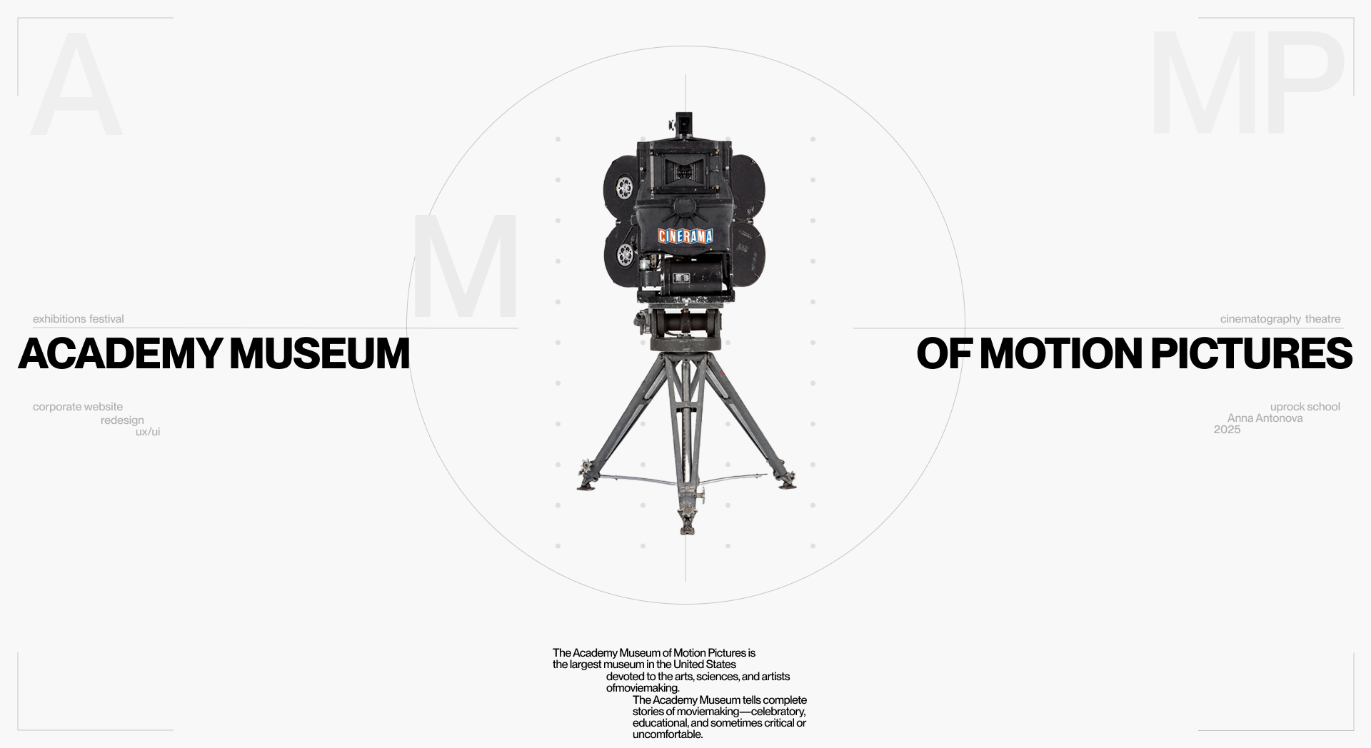 Academy Museum of Motion Pictures — Изображение №1 — Интерфейсы, Брендинг на Dprofile