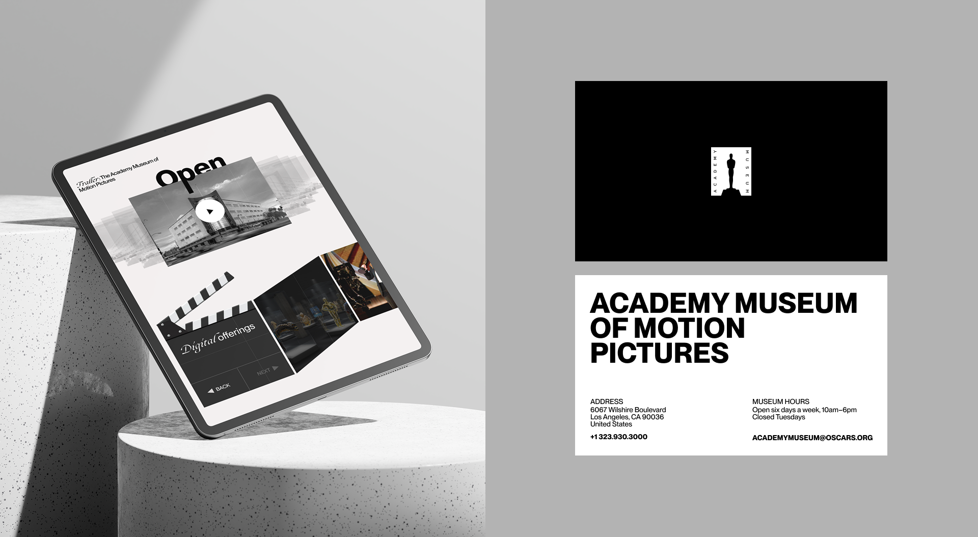 Academy Museum of Motion Pictures — Изображение №4 — Интерфейсы, Брендинг на Dprofile