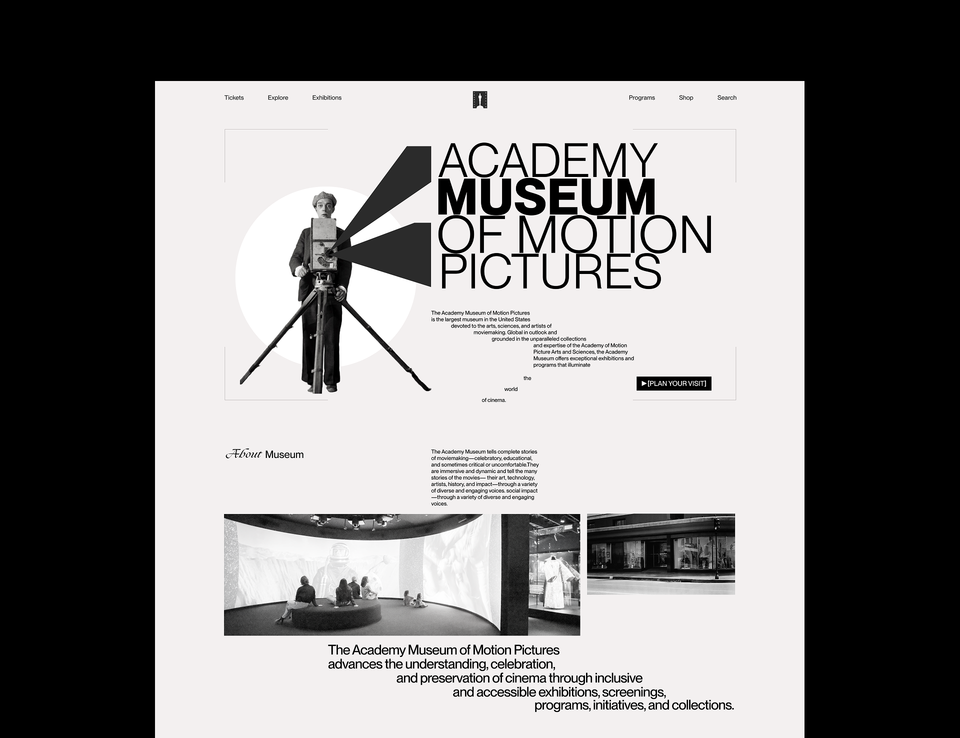 Academy Museum of Motion Pictures — Изображение №5 — Интерфейсы, Брендинг на Dprofile