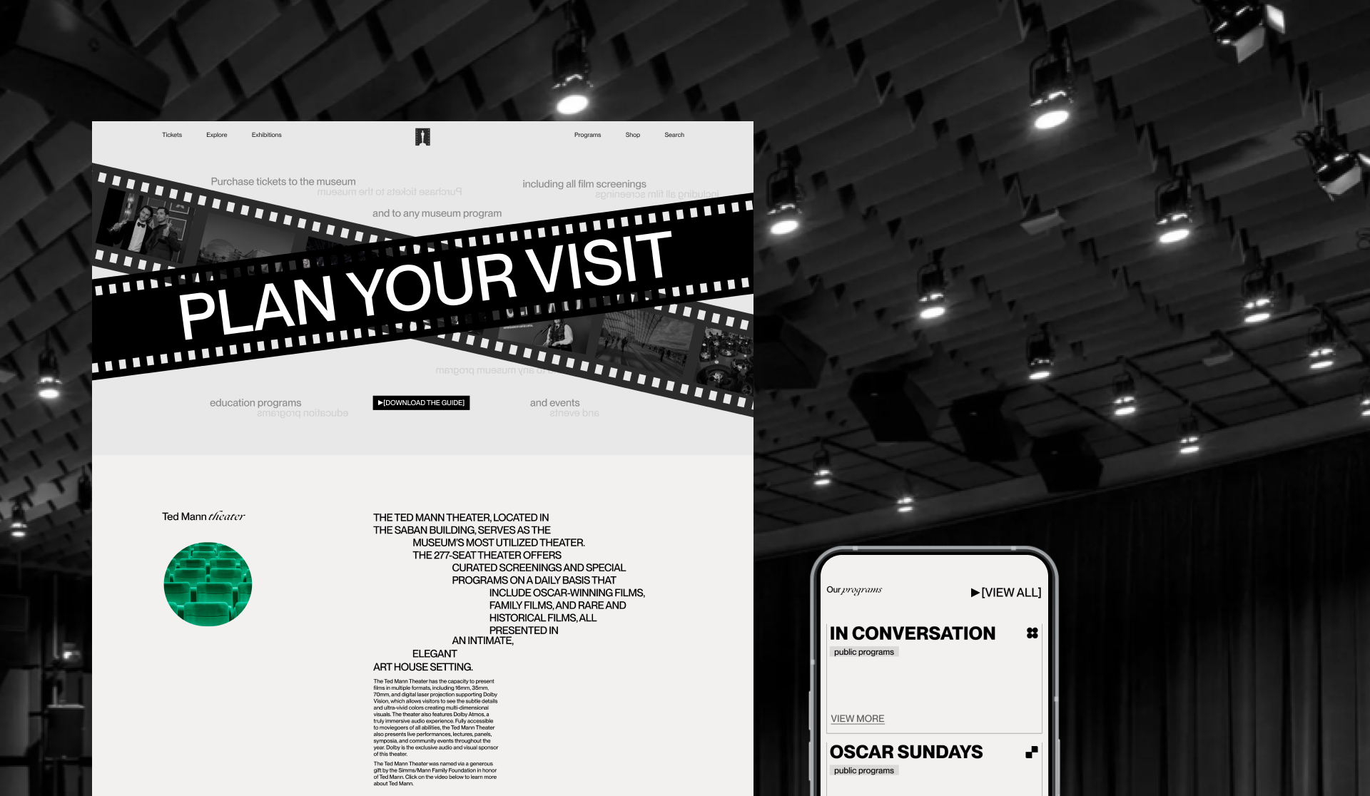 Academy Museum of Motion Pictures — Изображение №17 — Интерфейсы, Брендинг на Dprofile