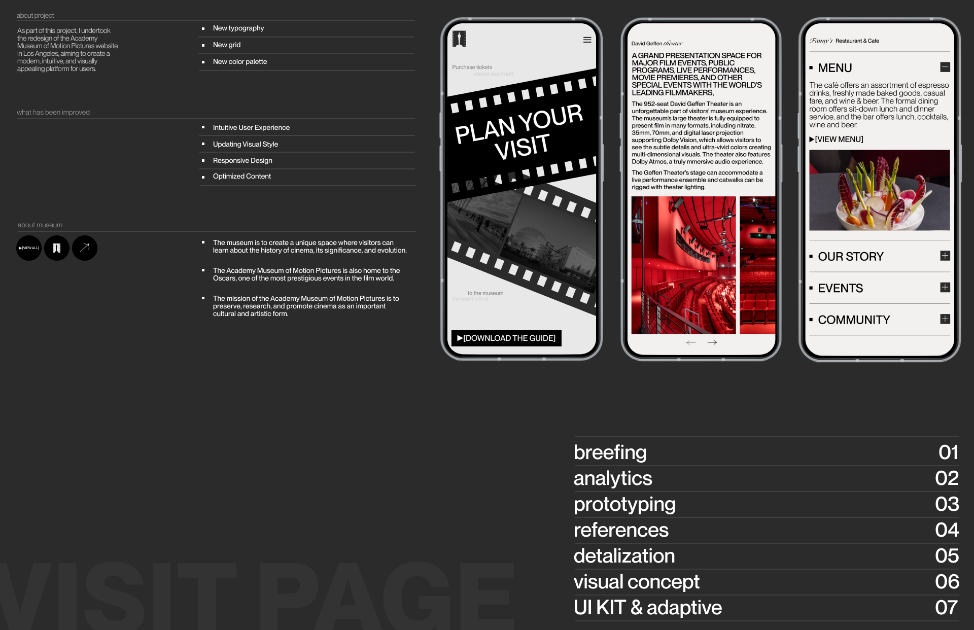 Academy Museum of Motion Pictures — Изображение №2 — Интерфейсы, Брендинг на Dprofile