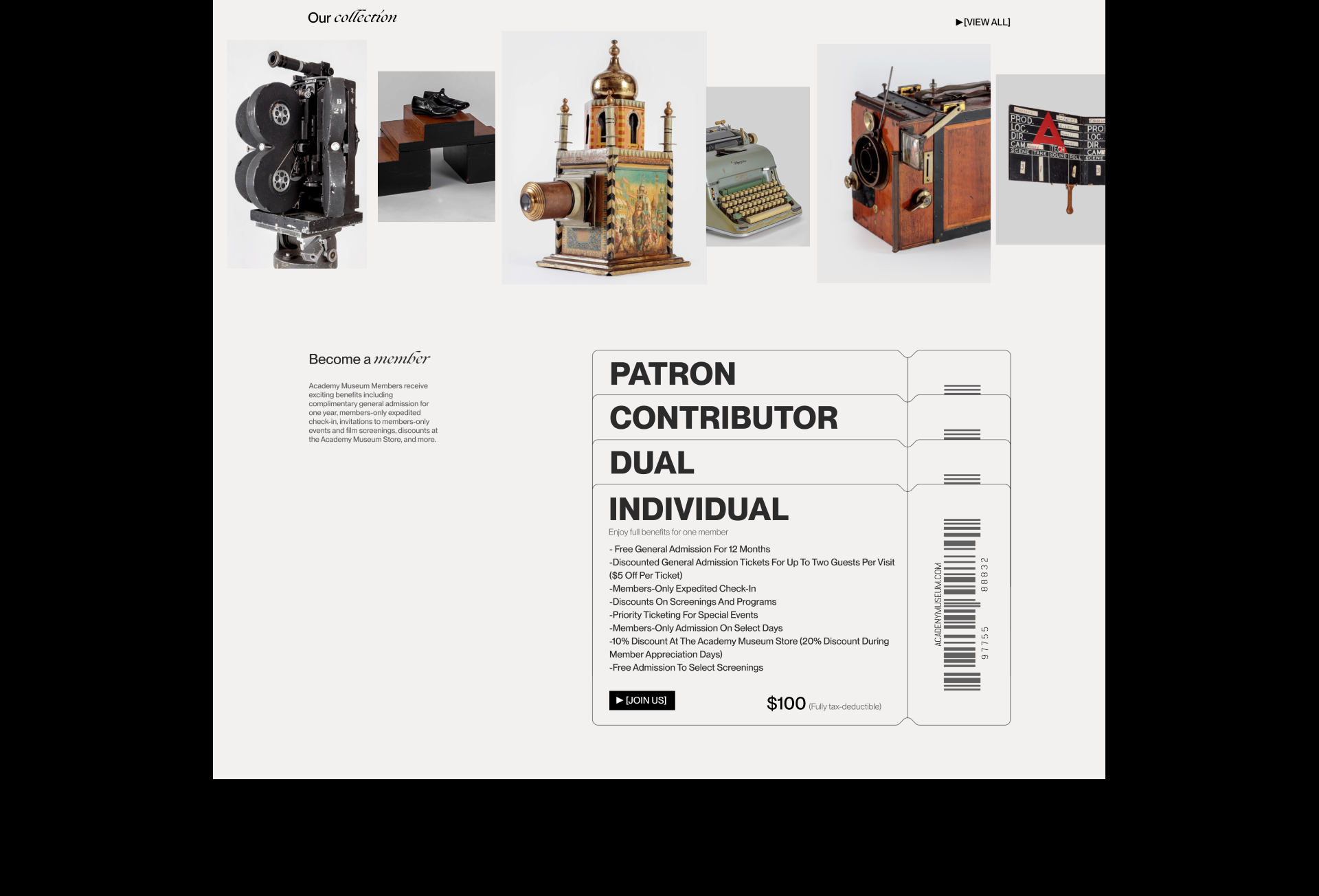 Academy Museum of Motion Pictures — Изображение №7 — Интерфейсы, Брендинг на Dprofile