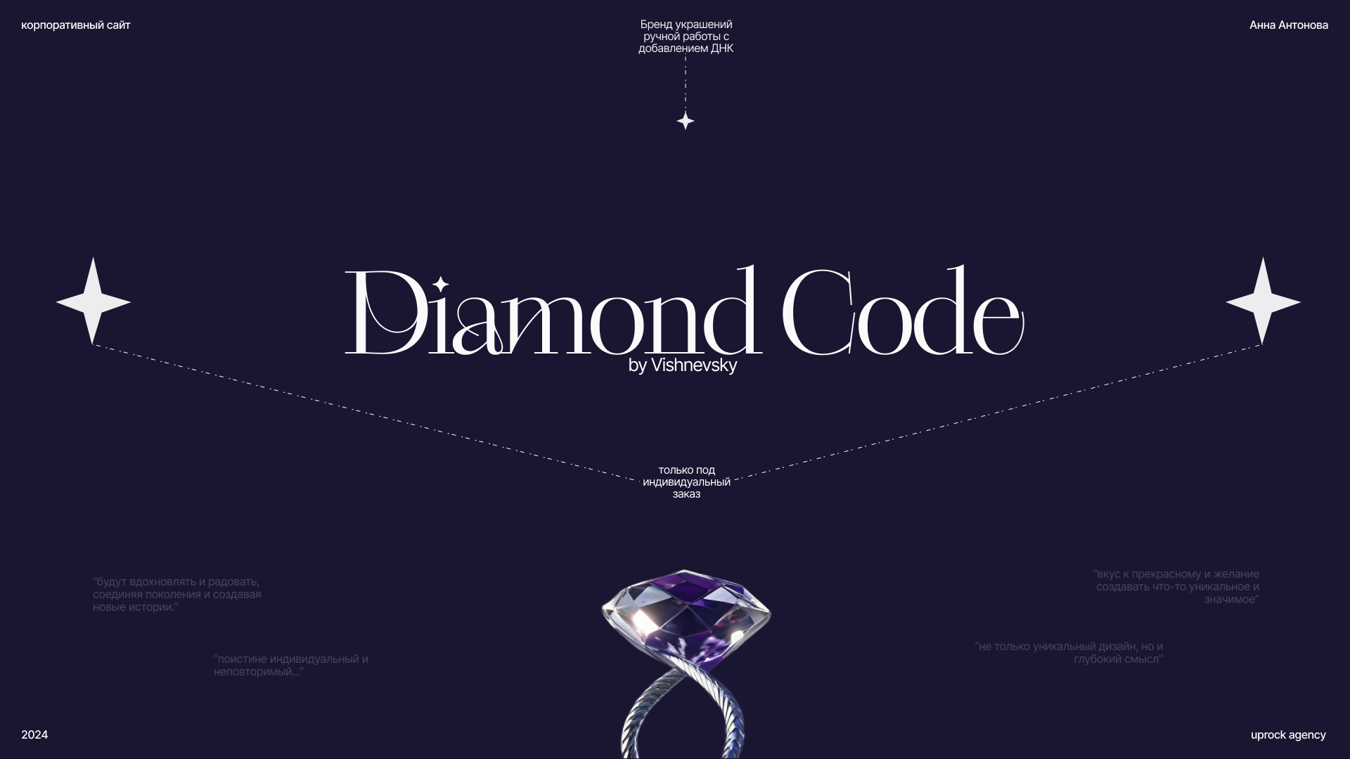 Diamond code — Изображение №1 — Интерфейсы, Брендинг на Dprofile
