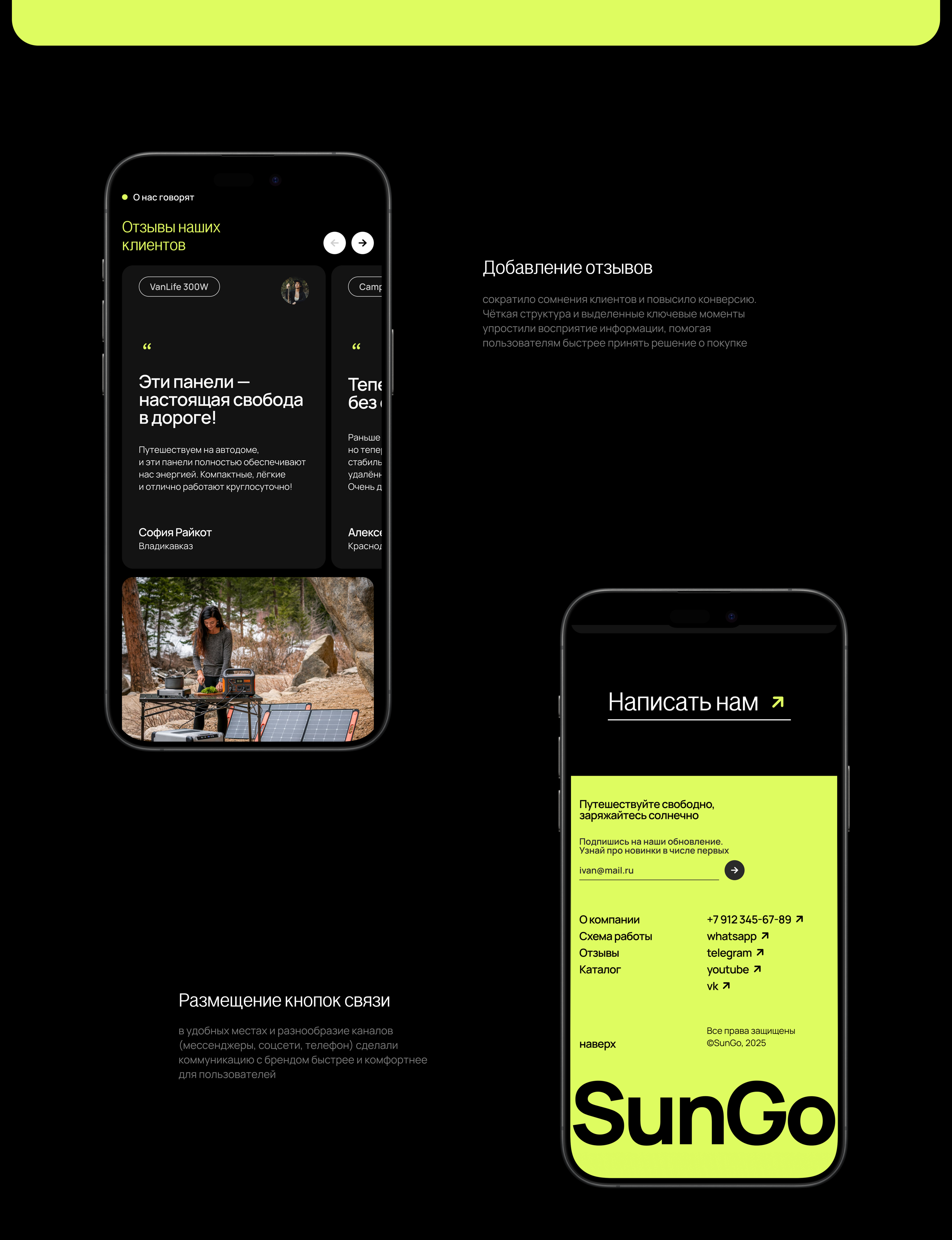 SunGo — Corporate website — Изображение №14 — Интерфейсы, Анимация на Dprofile