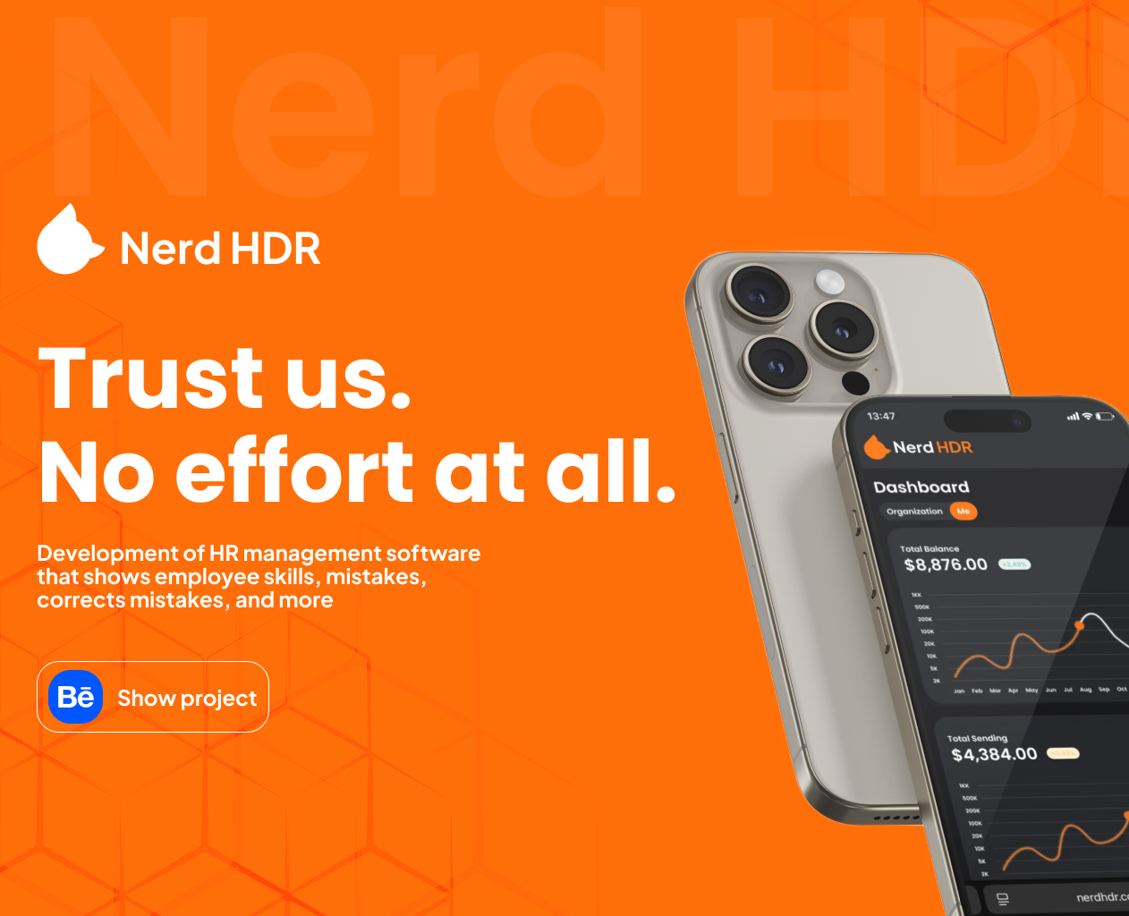 NerdHDR UX/UI Web site — Интерфейсы, Маркетинг на Dprofile