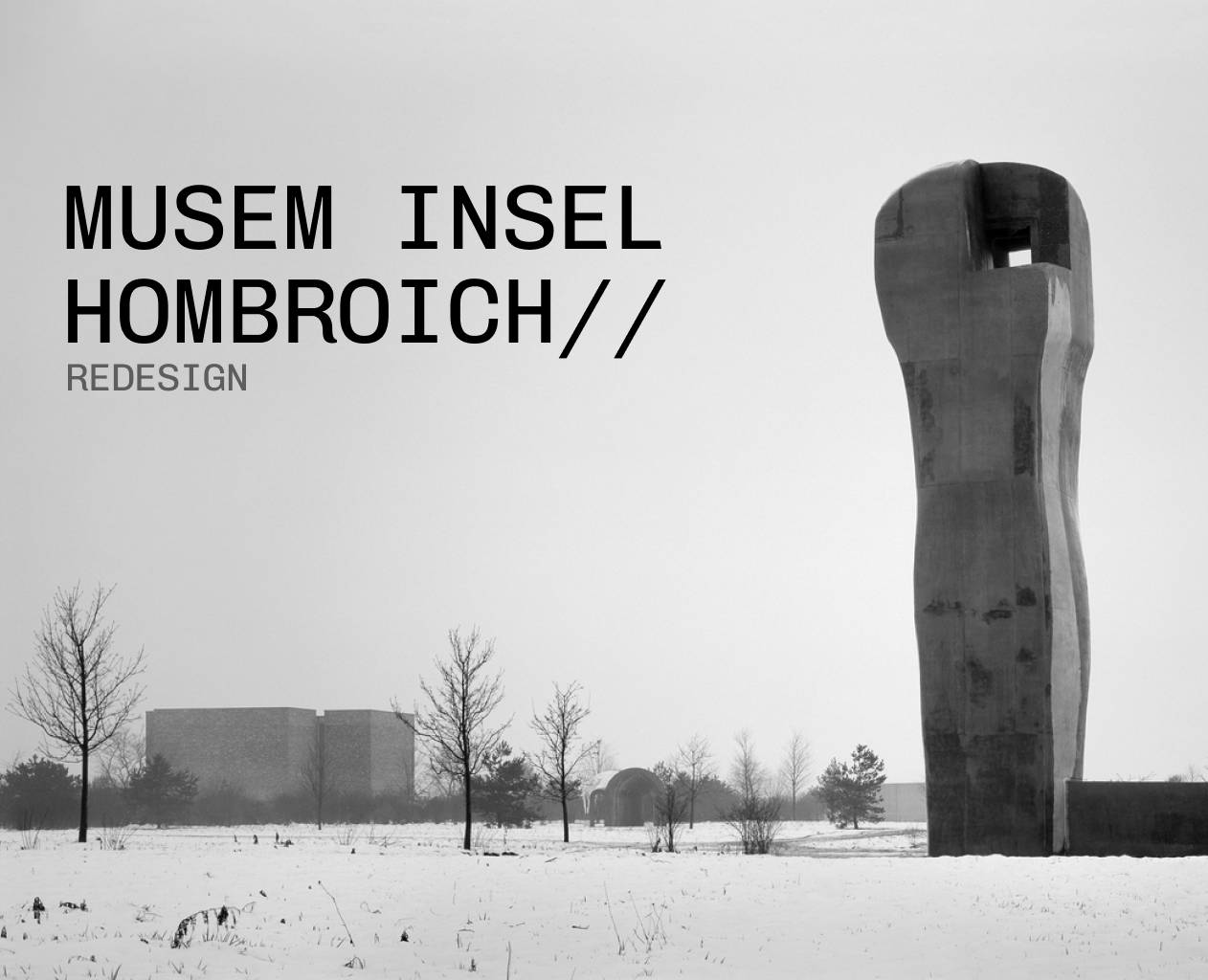 Musem Insel Hombroich (redesign) — Интерфейсы, Брендинг на Dprofile