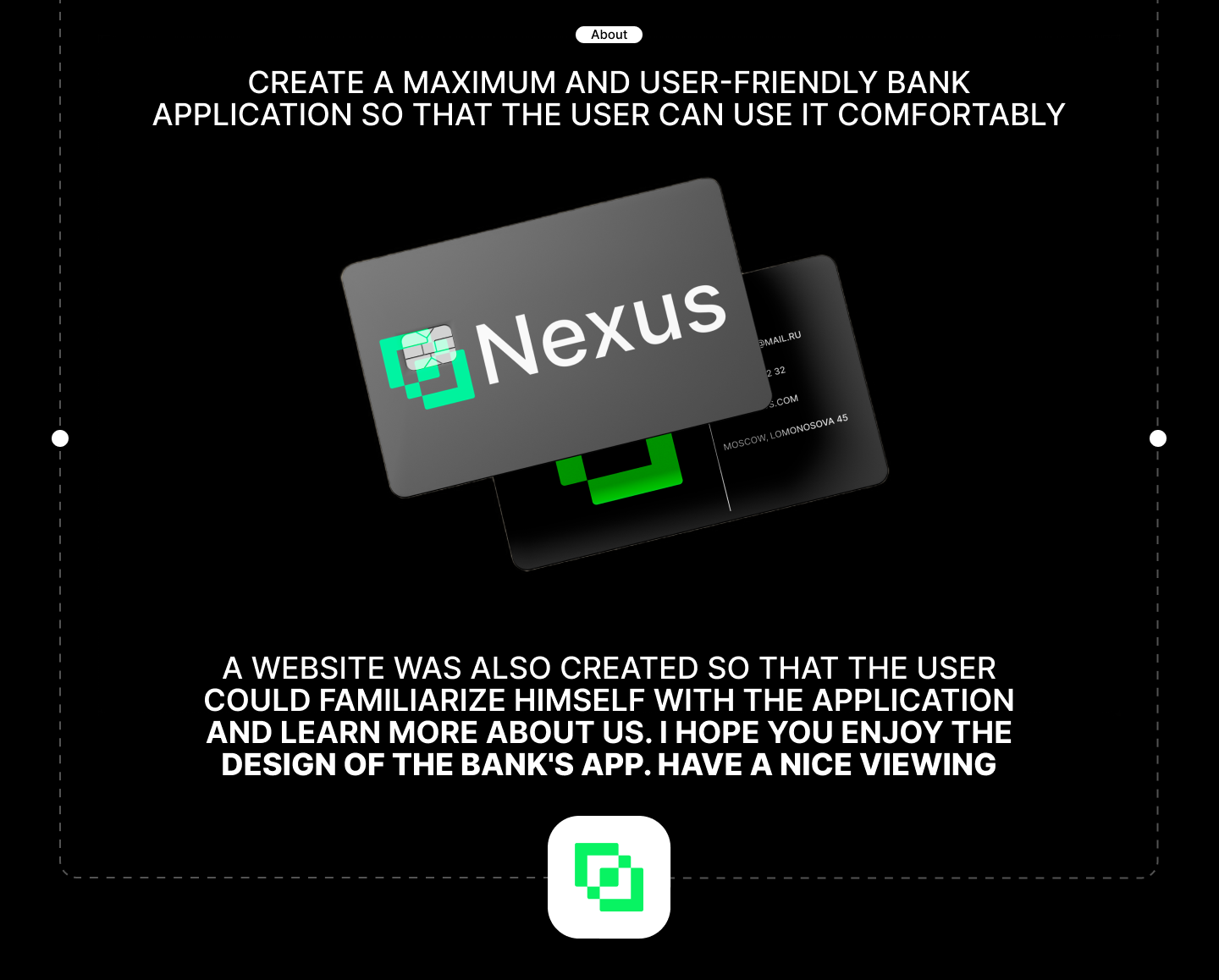 Nexus Bank UX/UI Design — Изображение №2 — Интерфейсы, Брендинг на Dprofile
