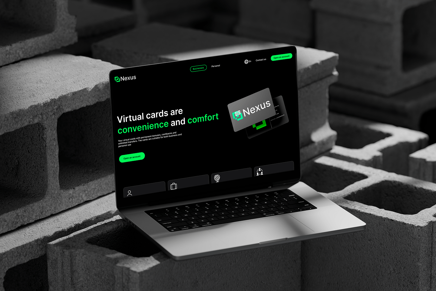 Nexus Bank UX/UI Design — Изображение №6 — Интерфейсы, Брендинг на Dprofile