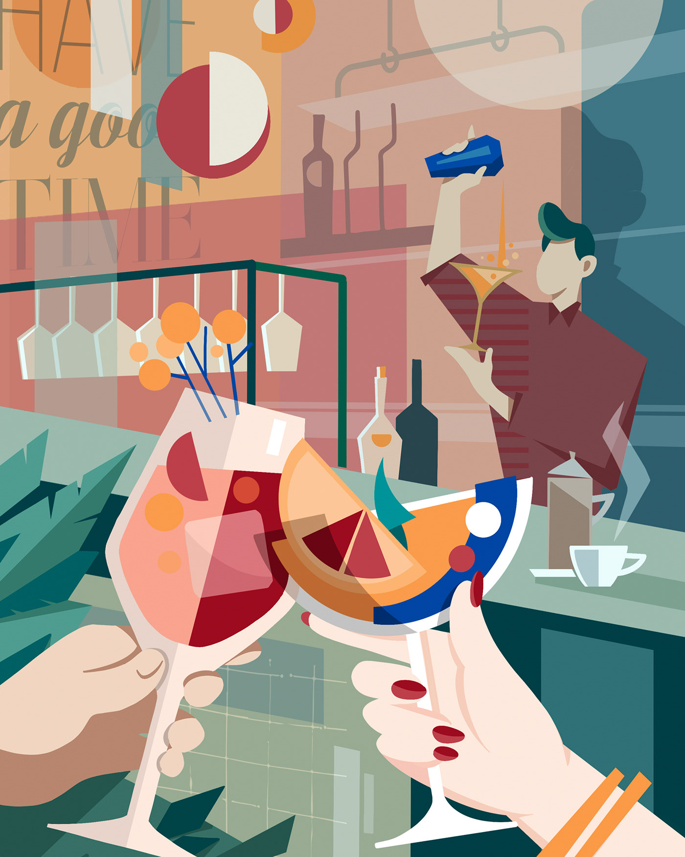 Illustrations for menu covers — Изображение №6 — Иллюстрация, Графика на Dprofile