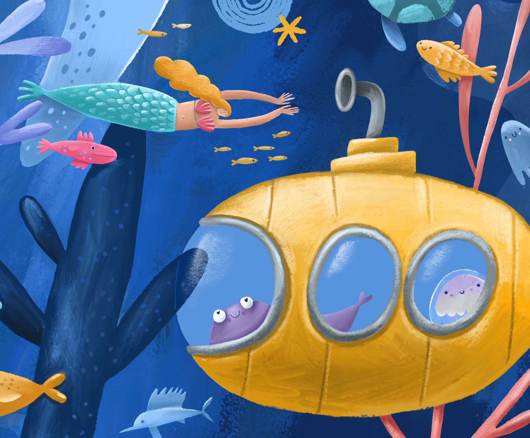 UNDERWATER WORLD — Изображение №2 — Иллюстрация на Dprofile