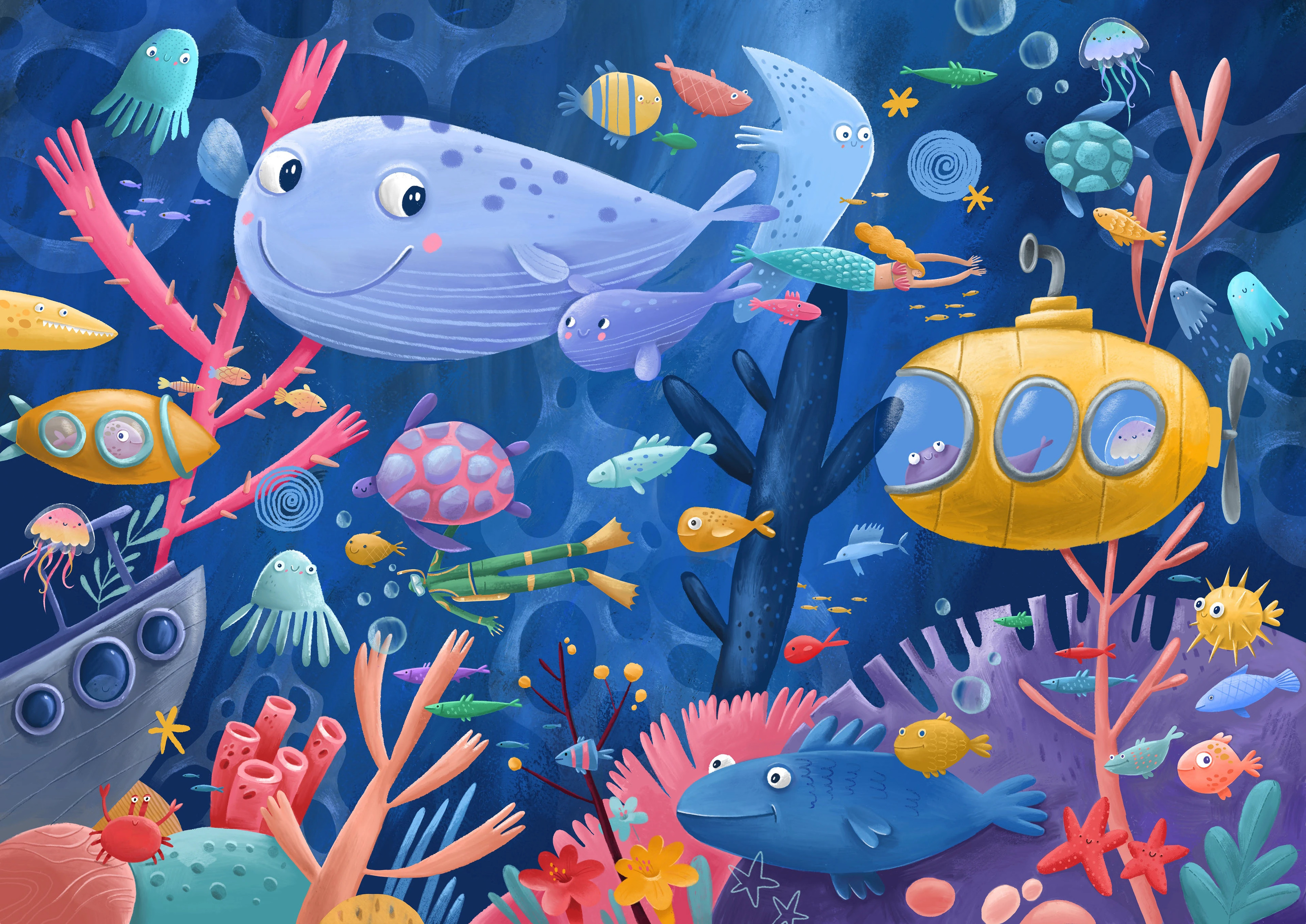 UNDERWATER WORLD — Изображение №1 — Иллюстрация на Dprofile