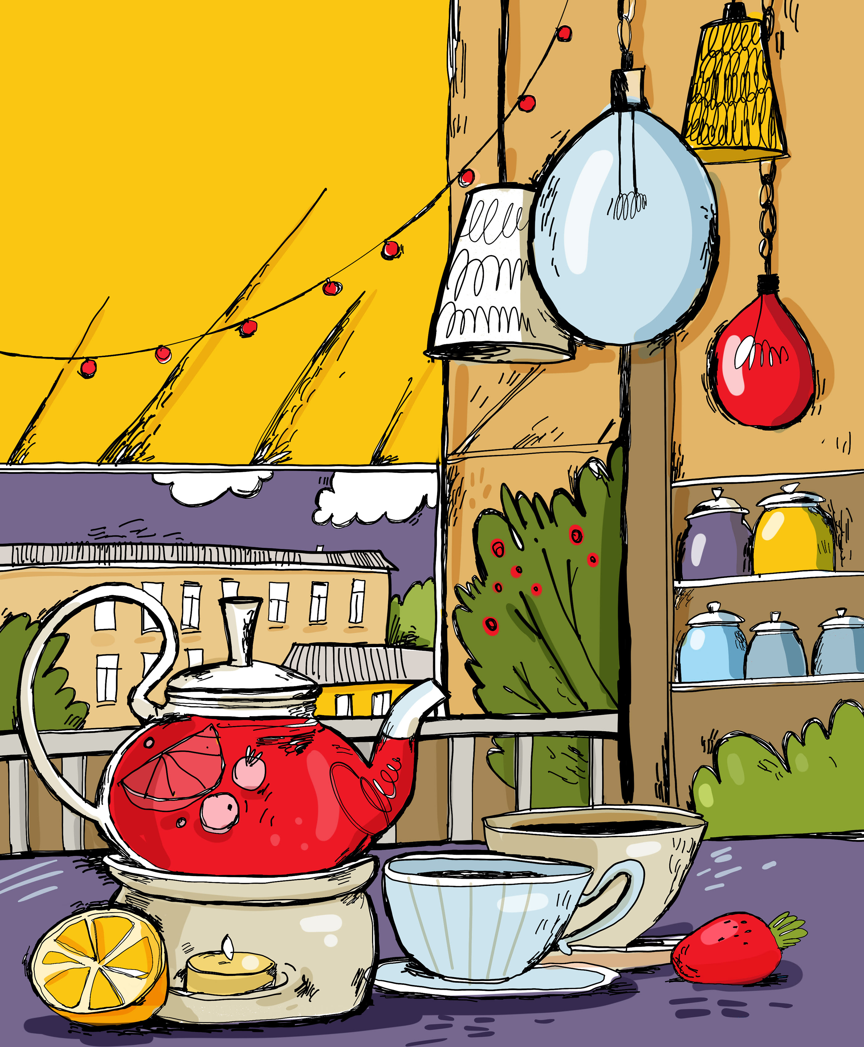 Restaurant MOSKVA · menu covers · illustrations — Изображение №7 — Иллюстрация, Графика на Dprofile