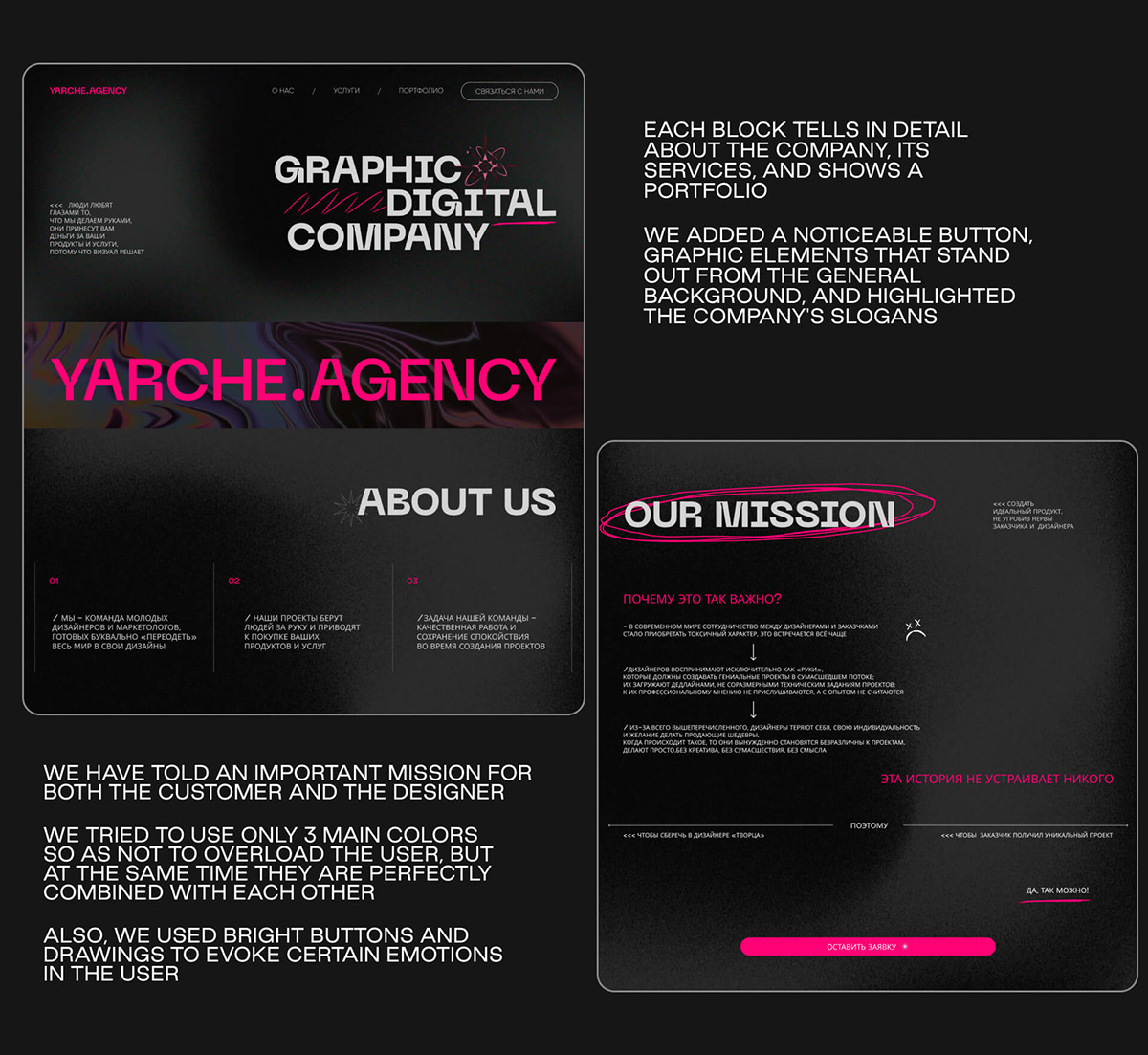 Website for graphic digital company — Изображение №2 — Интерфейсы, Брендинг на Dprofile