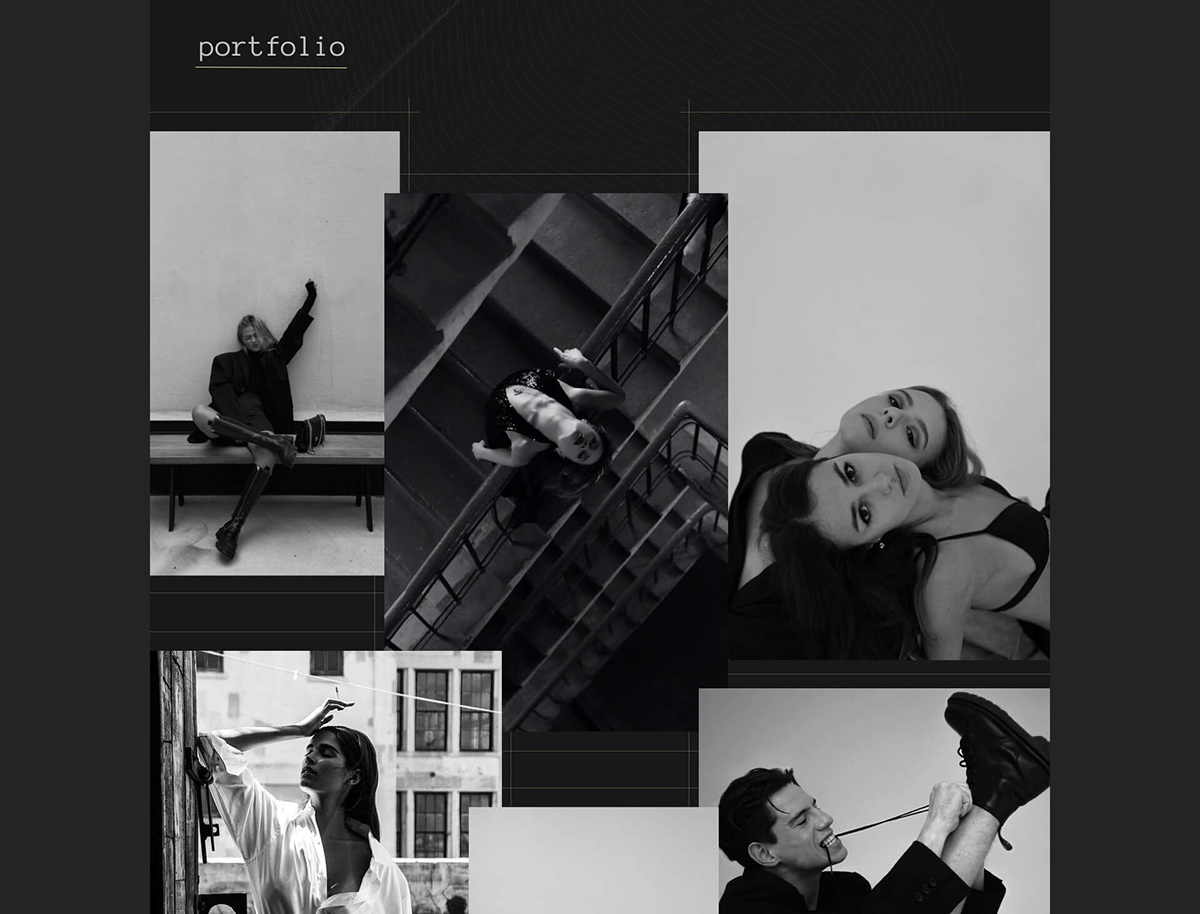 landing page for photographer — Изображение №5 — Интерфейсы, Брендинг на Dprofile