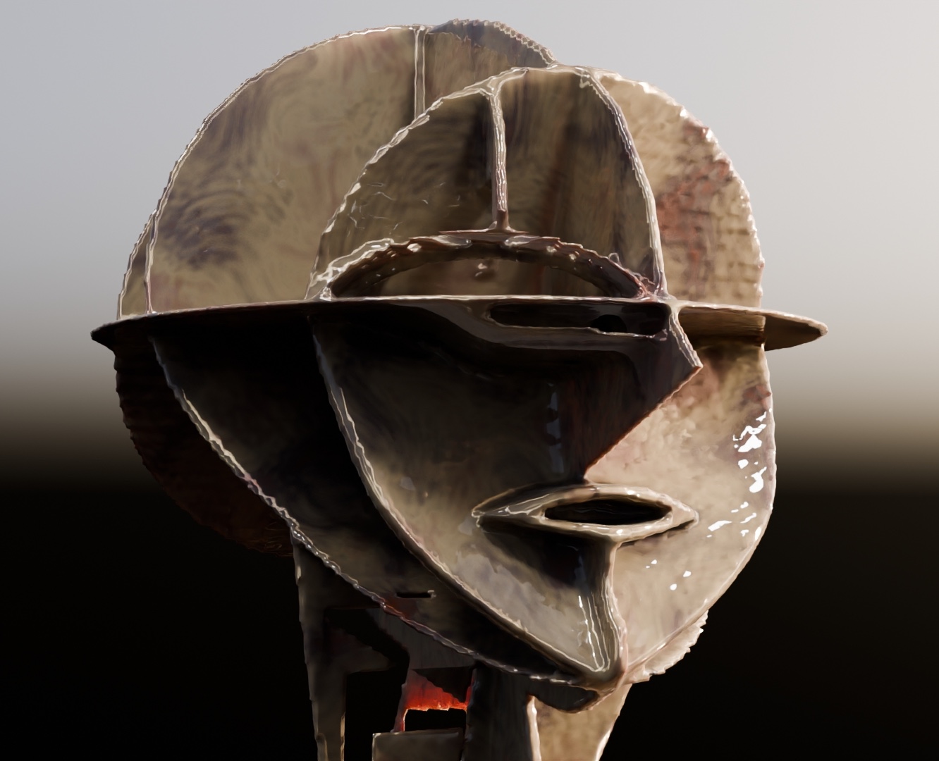 Наум Габо | 3D Воссоздание — Иллюстрация, 3D на Dprofile