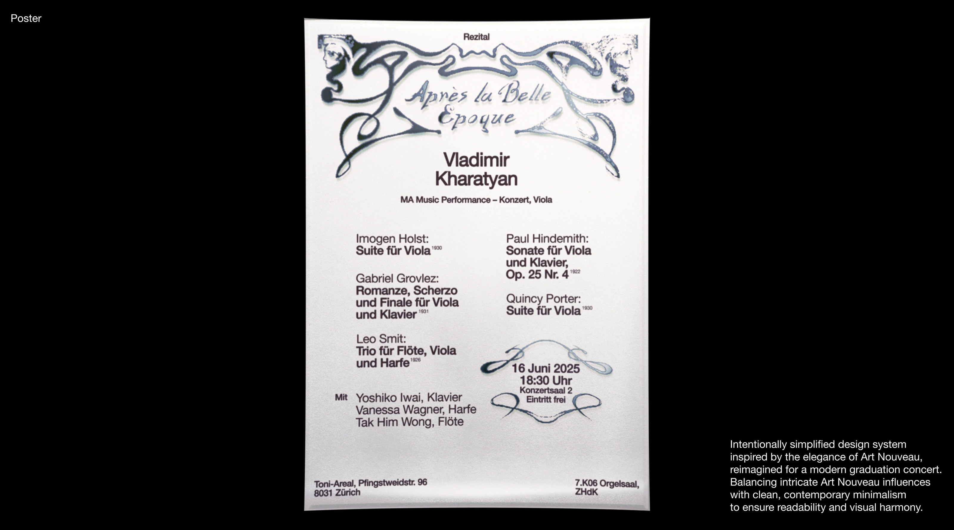 Концерт | Арт-Нуво Дизайн — Изображение №2 — Брендинг, Иллюстрация на Dprofile