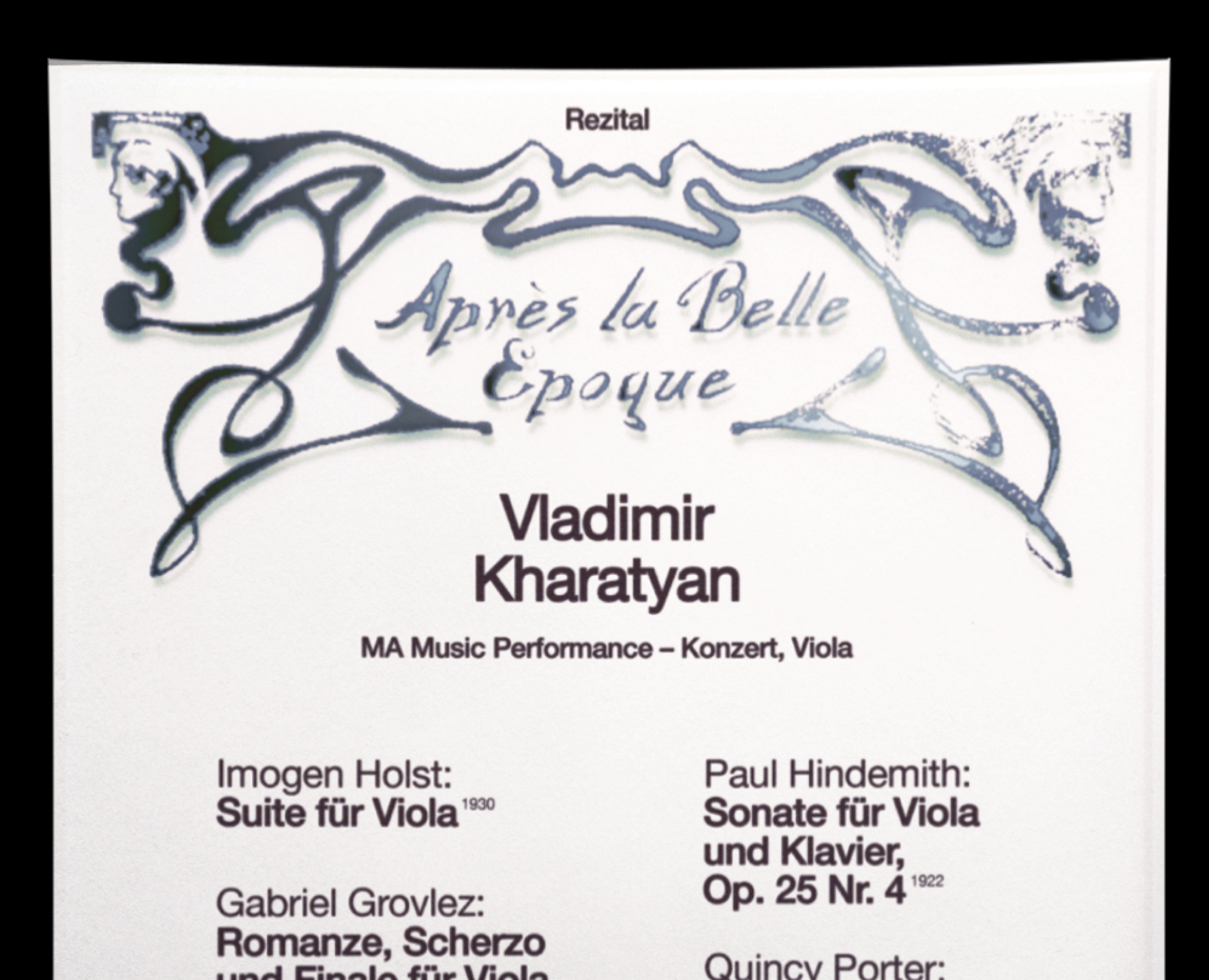 Концерт | Арт-Нуво Дизайн — Брендинг, Иллюстрация на Dprofile